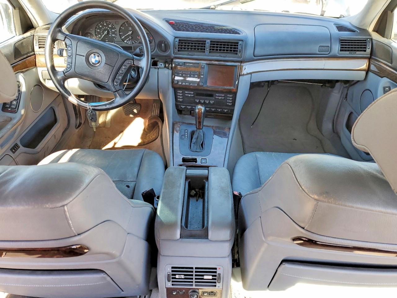 2000 Bmw 750 Il Gray vin: WBAGJ0342YDD73667