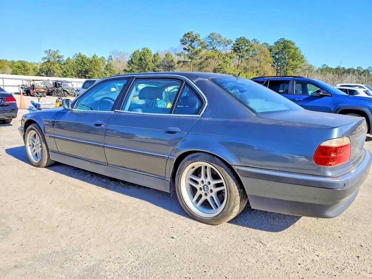2000 Bmw 750 Il Gray vin: WBAGJ0342YDD73667