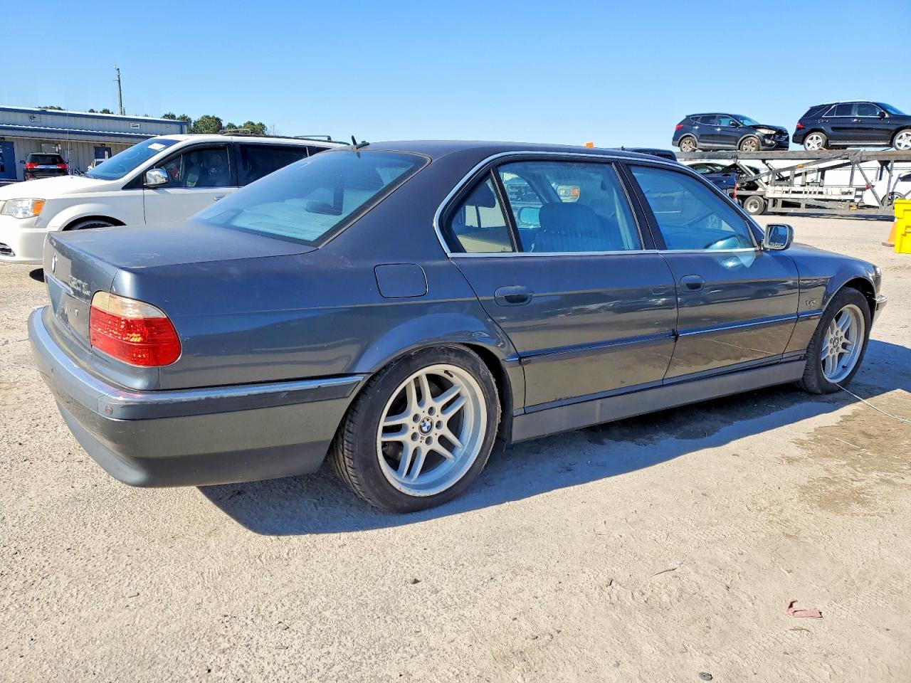 2000 Bmw 750 Il Gray vin: WBAGJ0342YDD73667