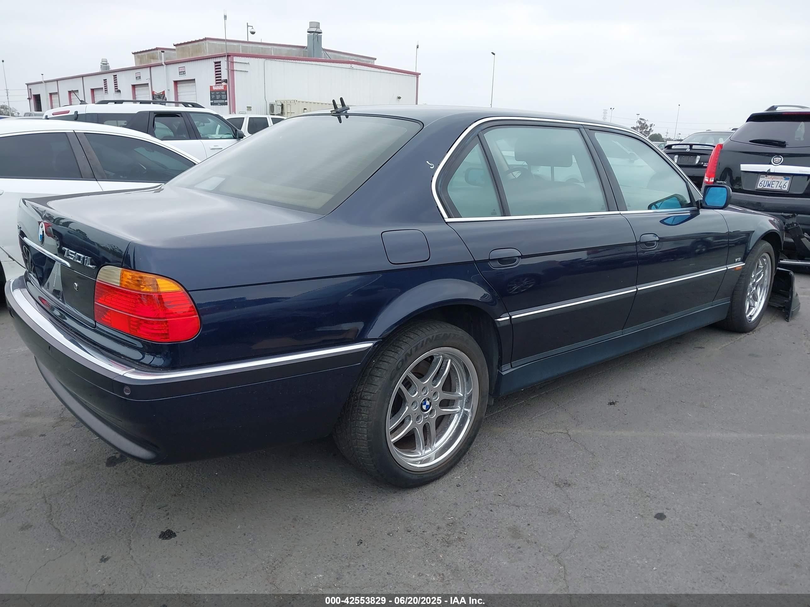 2000 Bmw 750il   Blue vin: WBAGJ0348YDD73785