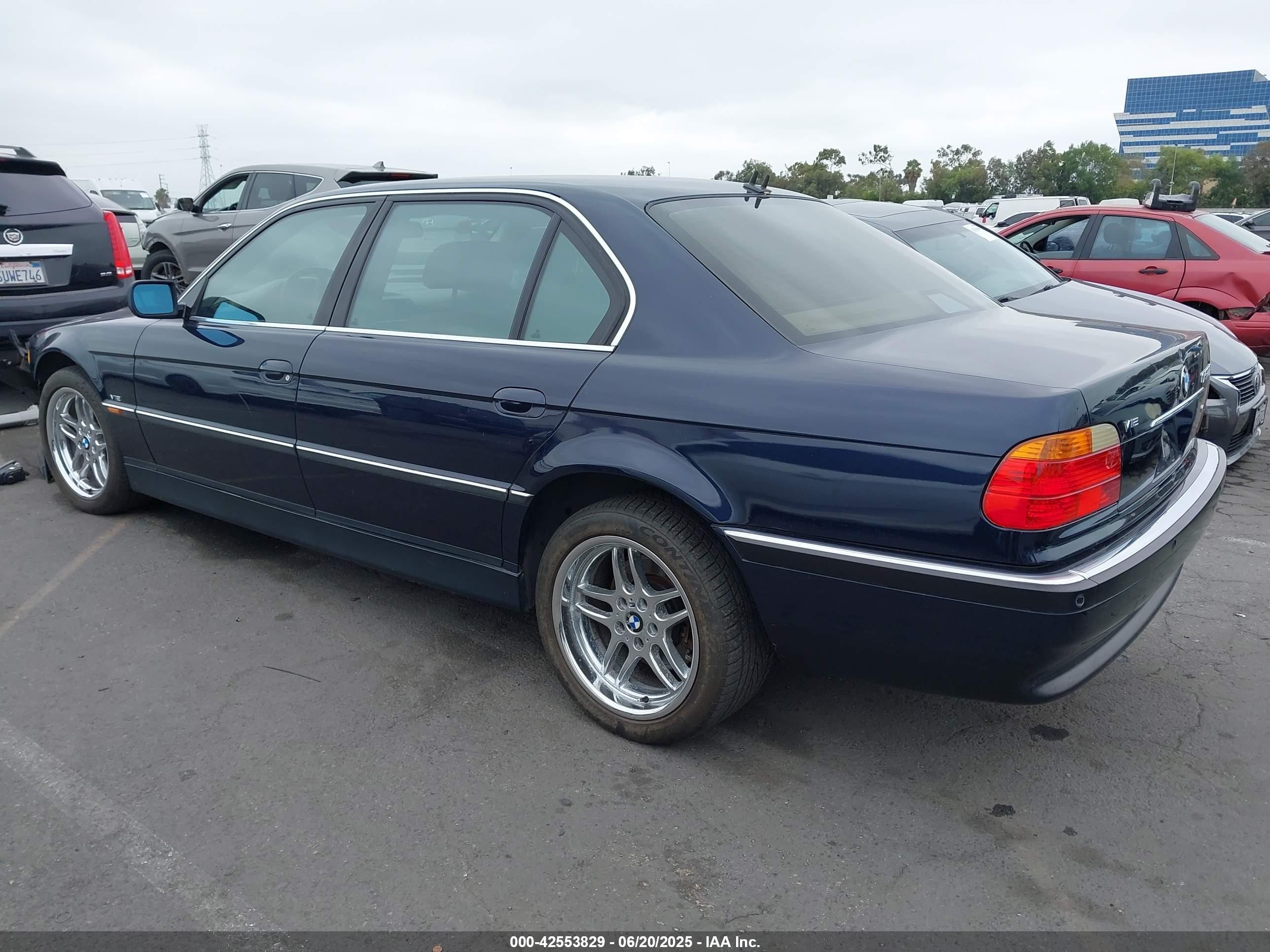 2000 Bmw 750il   Blue vin: WBAGJ0348YDD73785