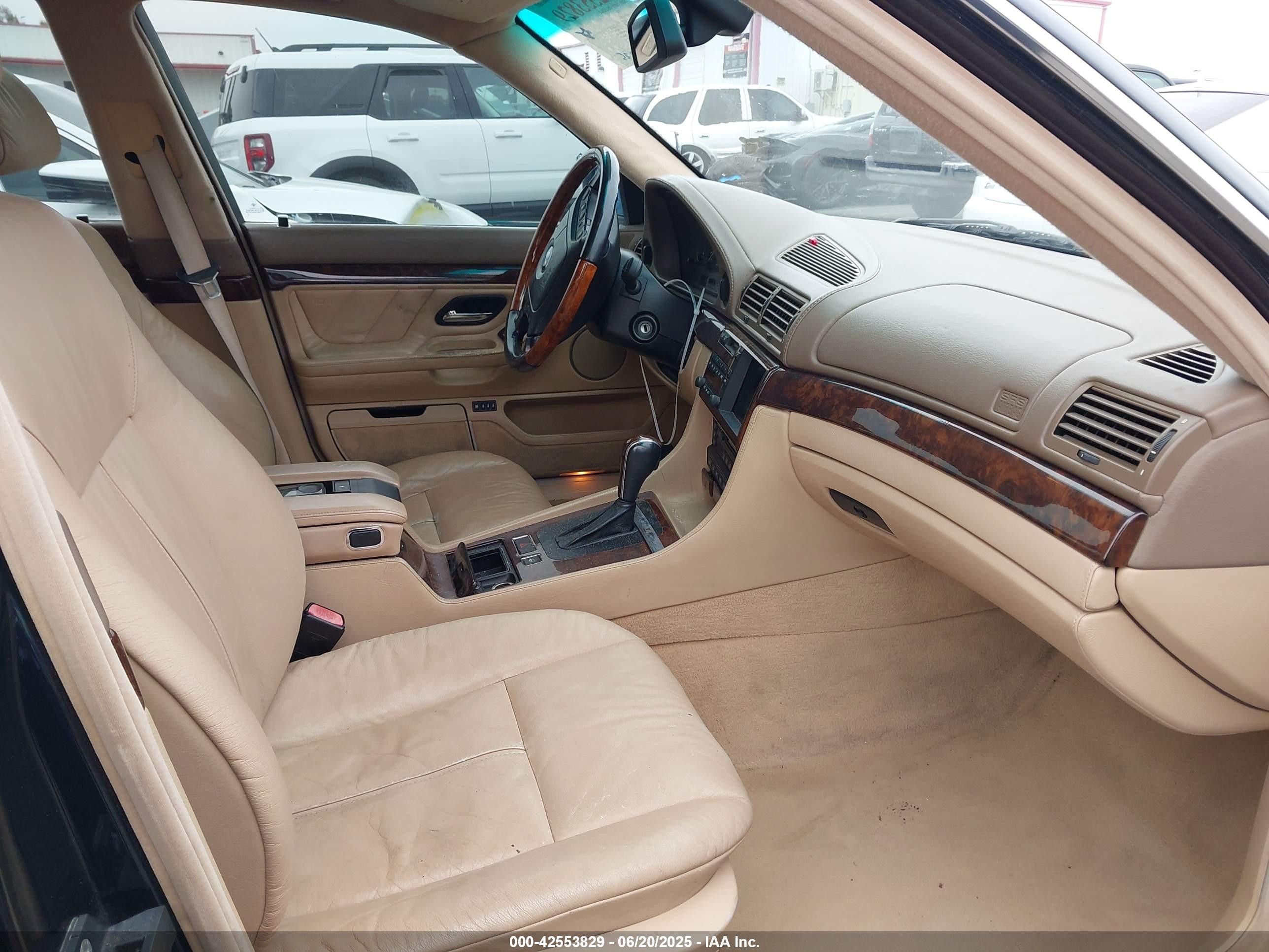 2000 Bmw 750il   Blue vin: WBAGJ0348YDD73785