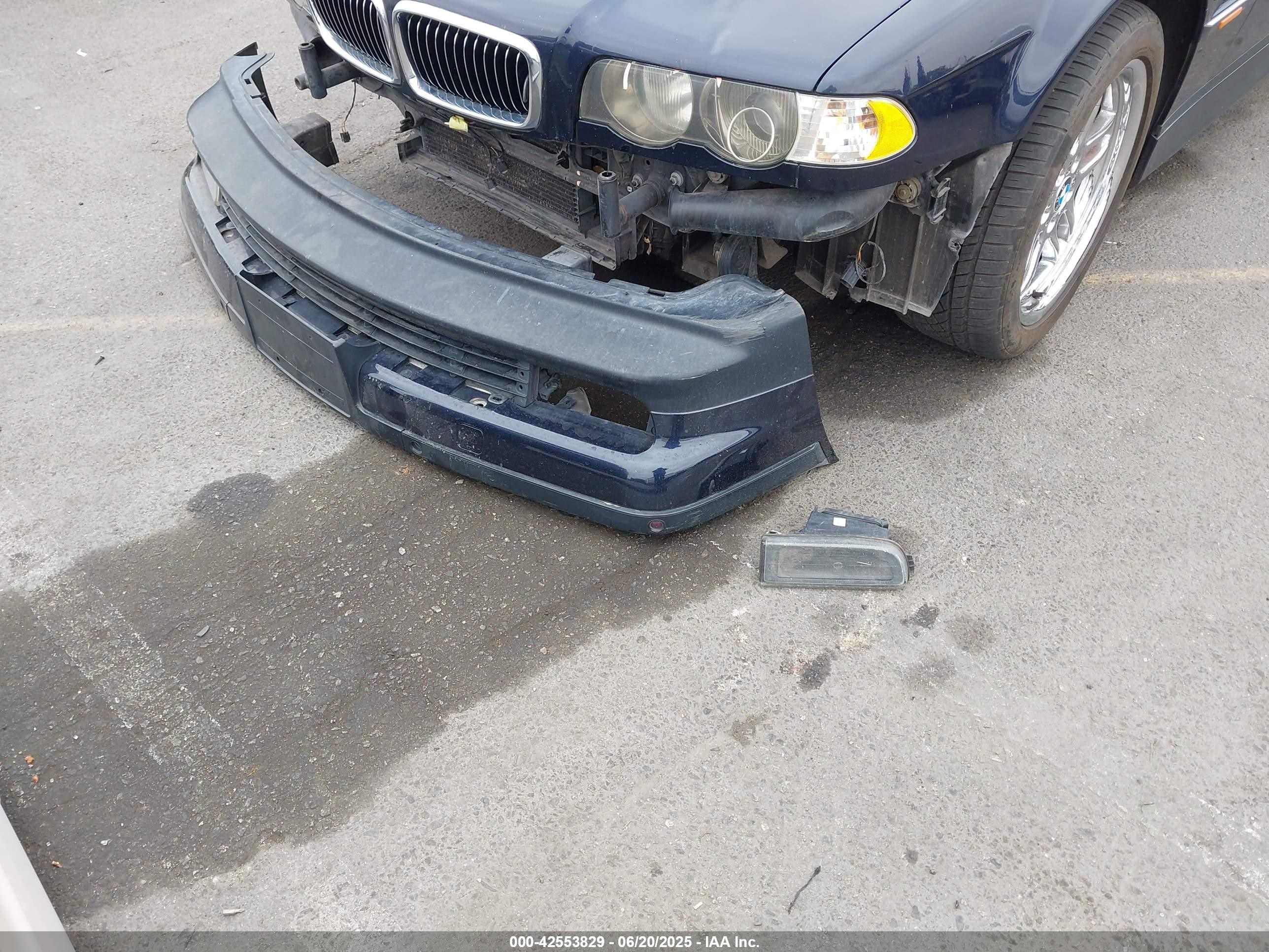 2000 Bmw 750il   Blue vin: WBAGJ0348YDD73785