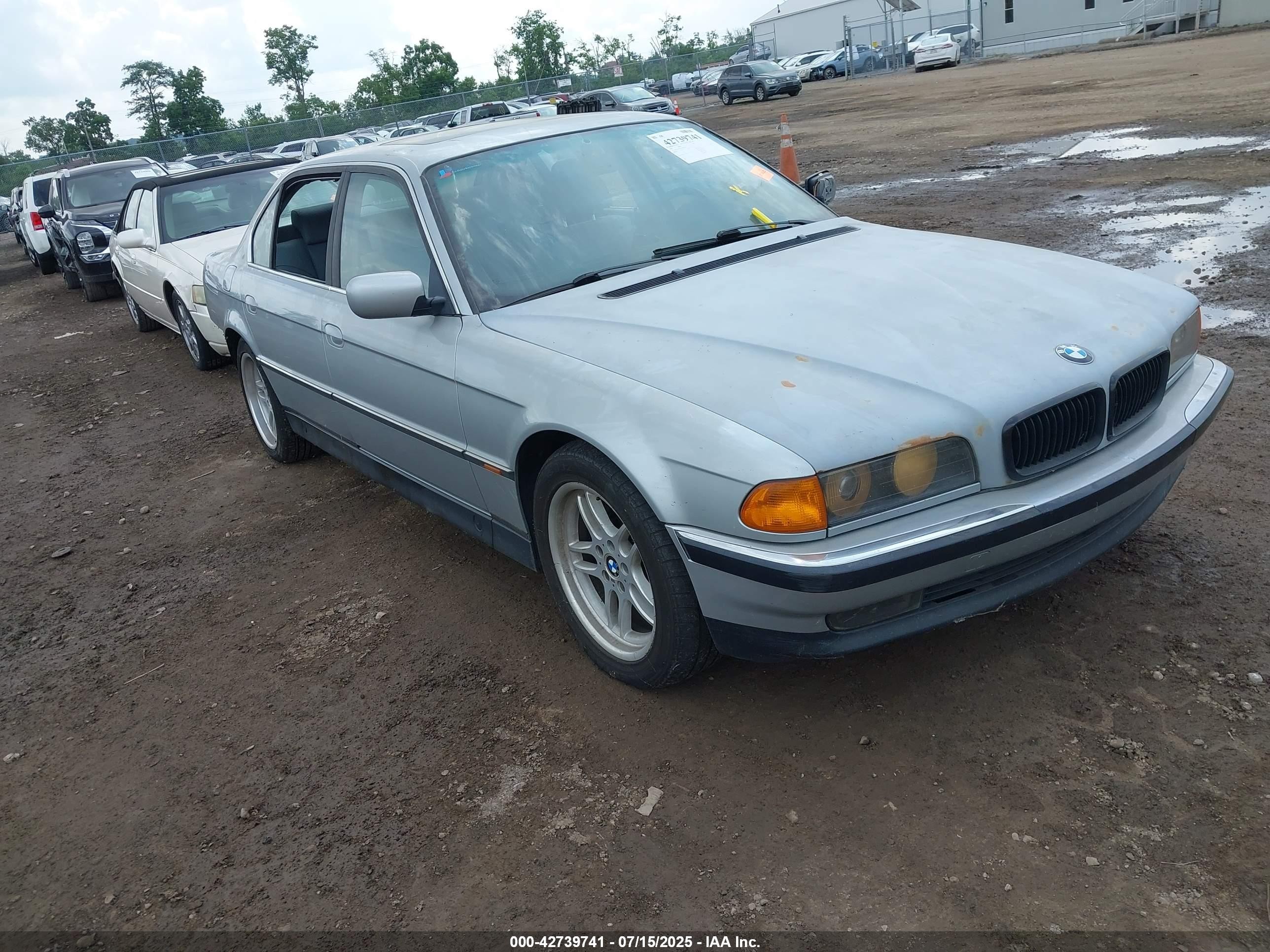 1998 Bmw 740il   Silver vin: WBAGJ8320WDM24428