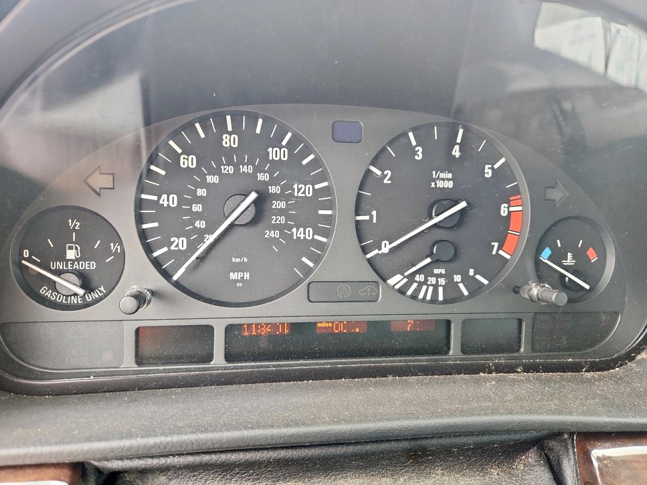 1997 Bmw 740 Il   Blue vin: WBAGJ8322VDL43008