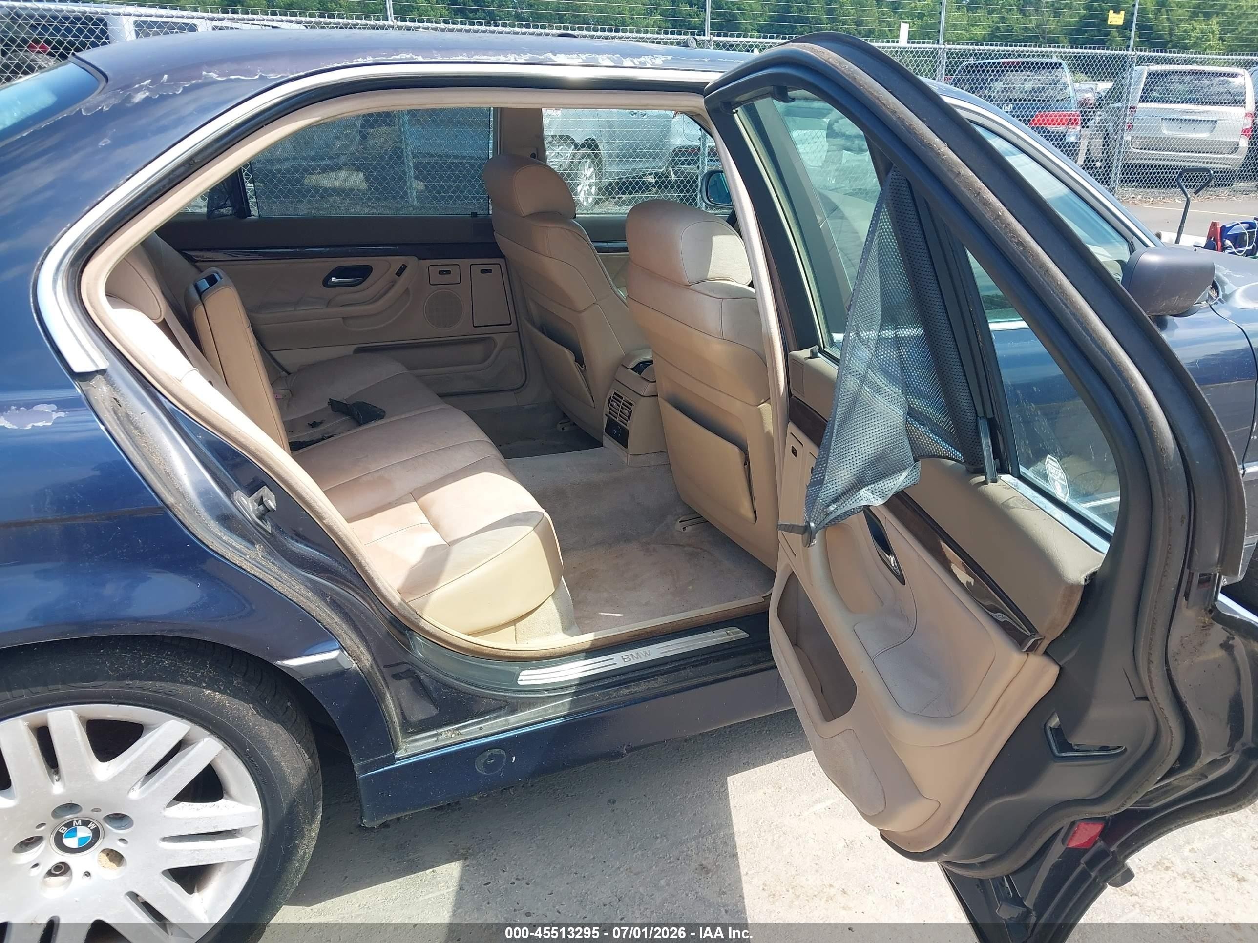1997 Bmw 740il   Dark Blue vin: WBAGJ8322VDM00632
