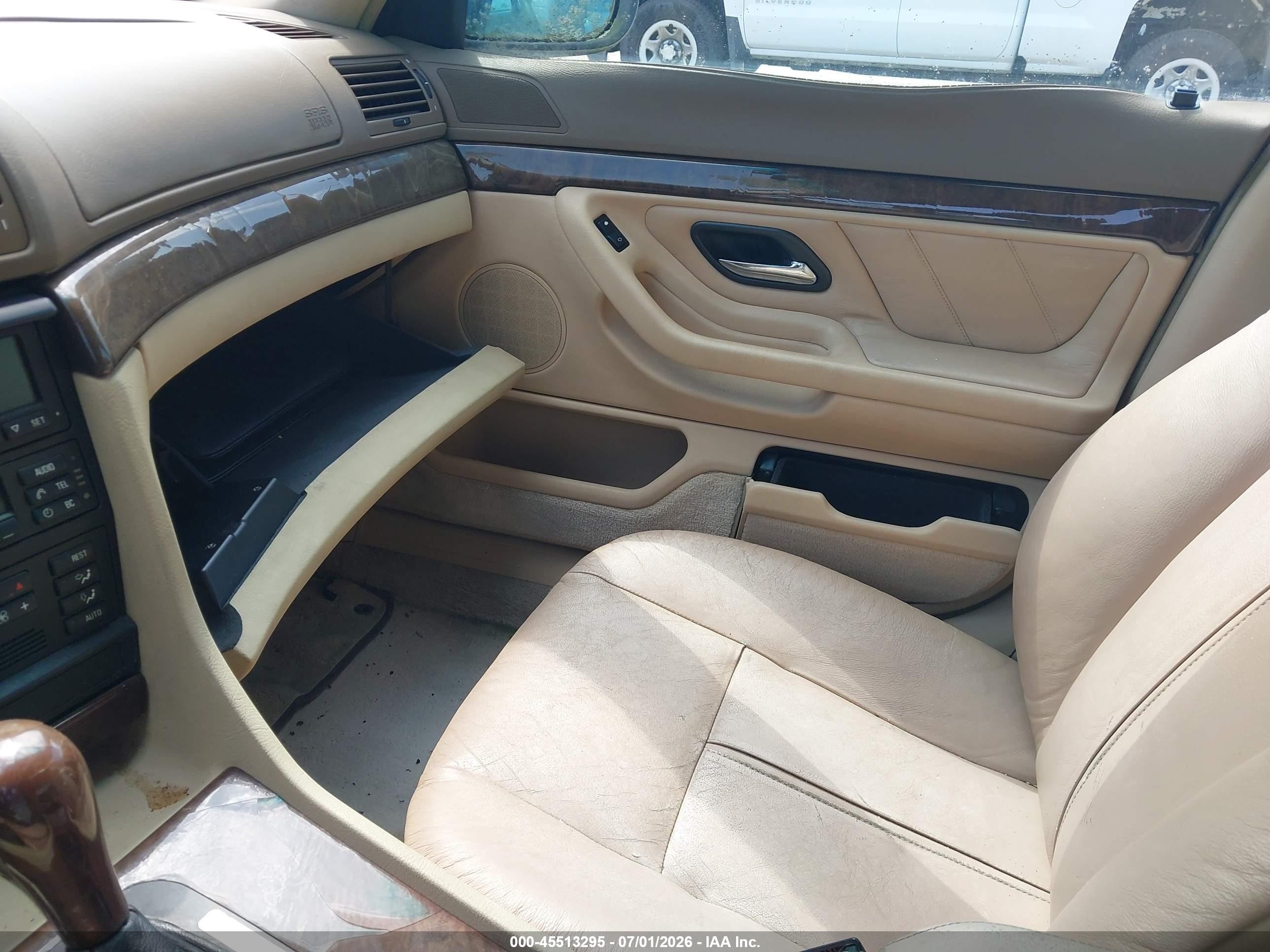 1997 Bmw 740il   Dark Blue vin: WBAGJ8322VDM00632