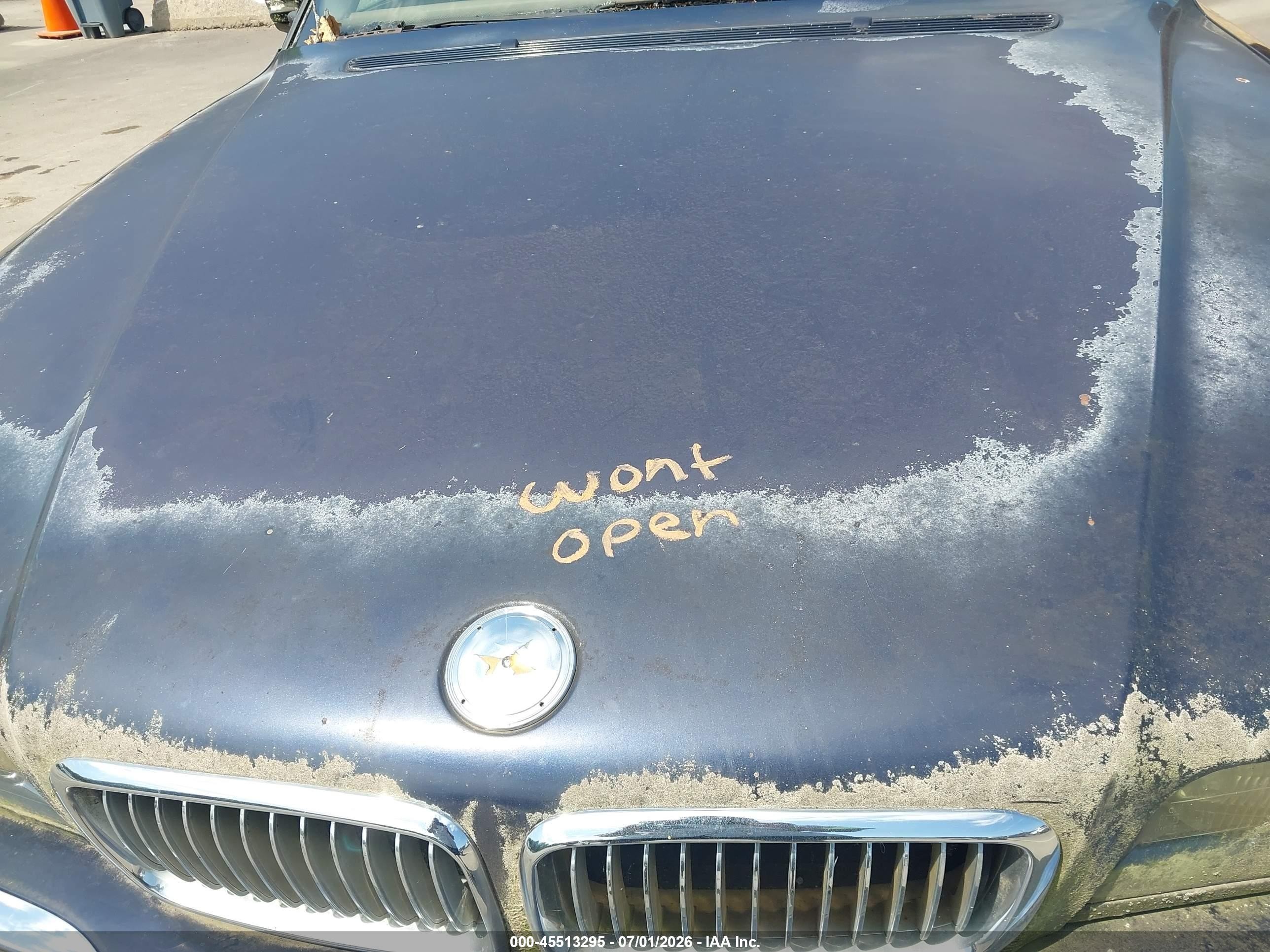 1997 Bmw 740il   Dark Blue vin: WBAGJ8322VDM00632