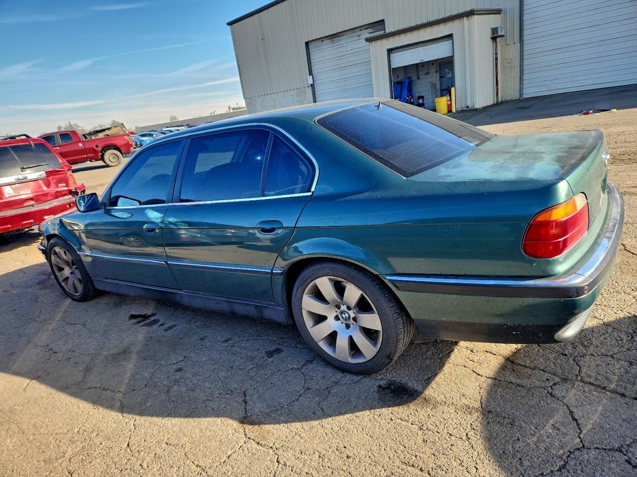 1998 Bmw 740 Il Green vin: WBAGJ8324WDM19880