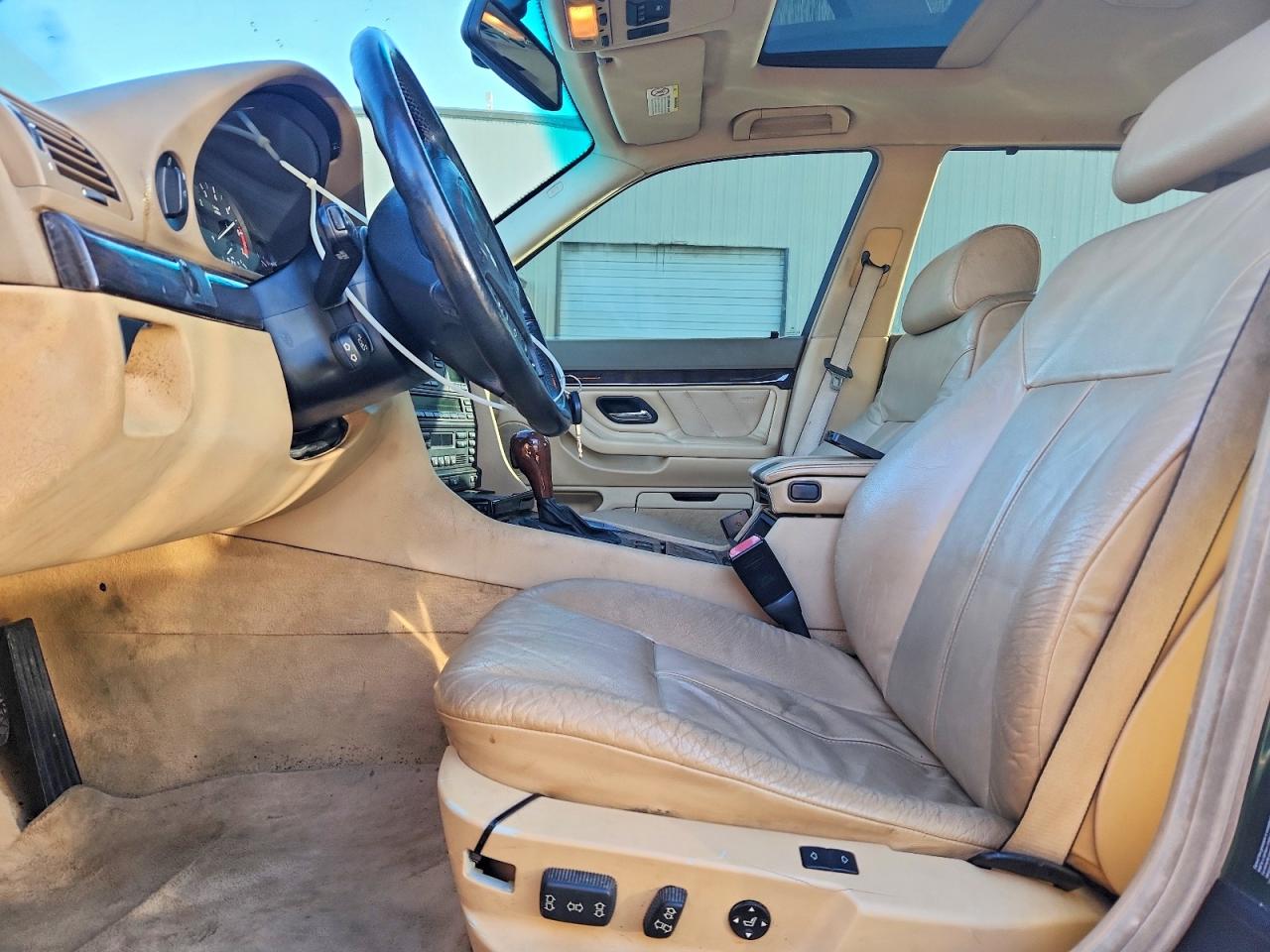 1998 Bmw 740 Il Green vin: WBAGJ8324WDM19880