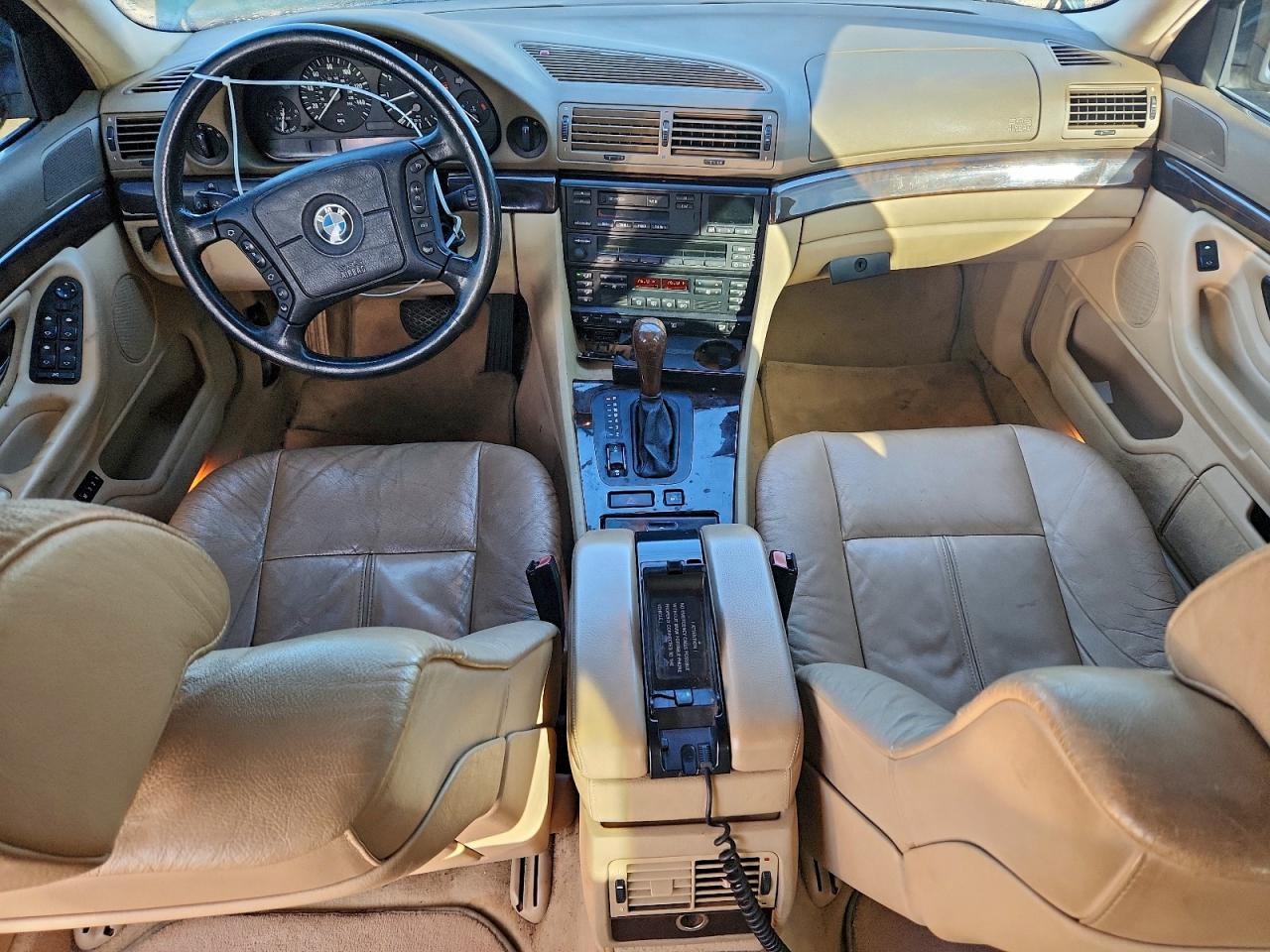 1998 Bmw 740 Il Green vin: WBAGJ8324WDM19880