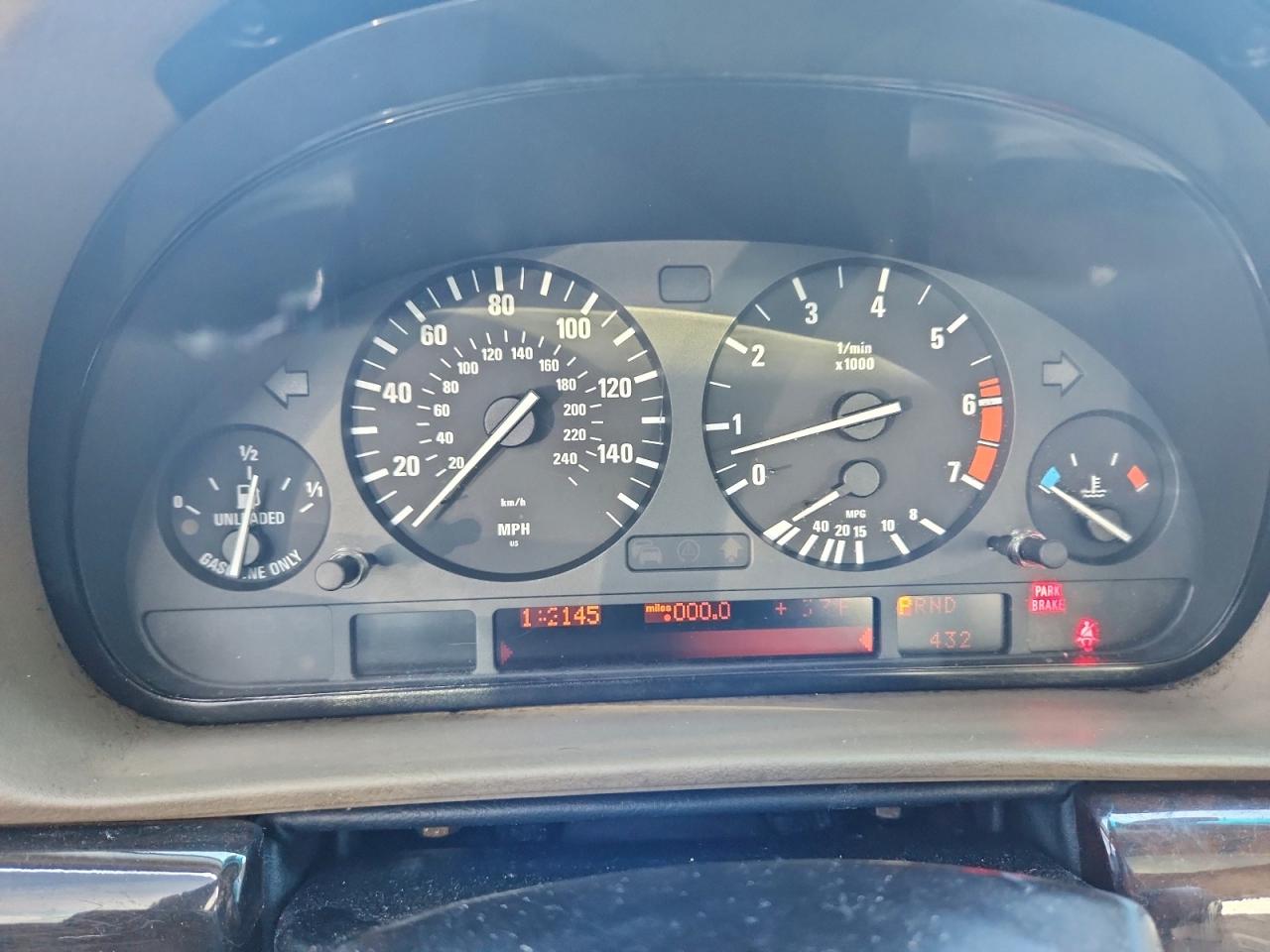 1998 Bmw 740 Il Green vin: WBAGJ8324WDM19880