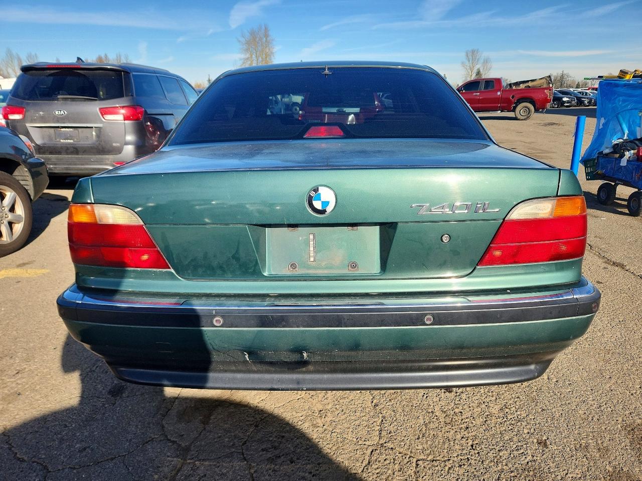 1998 Bmw 740 Il Green vin: WBAGJ8324WDM19880