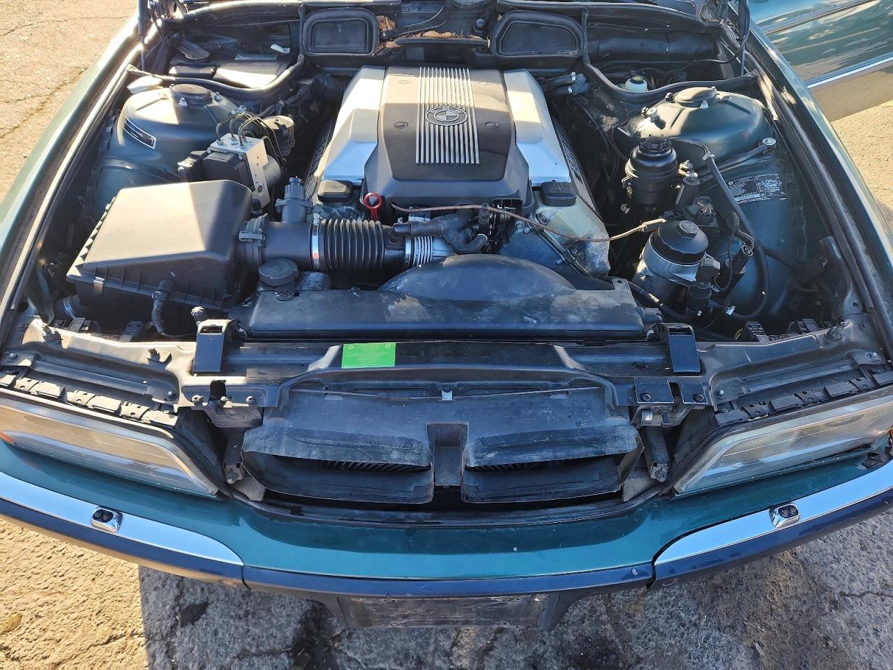 1998 Bmw 740 Il Green vin: WBAGJ8324WDM19880