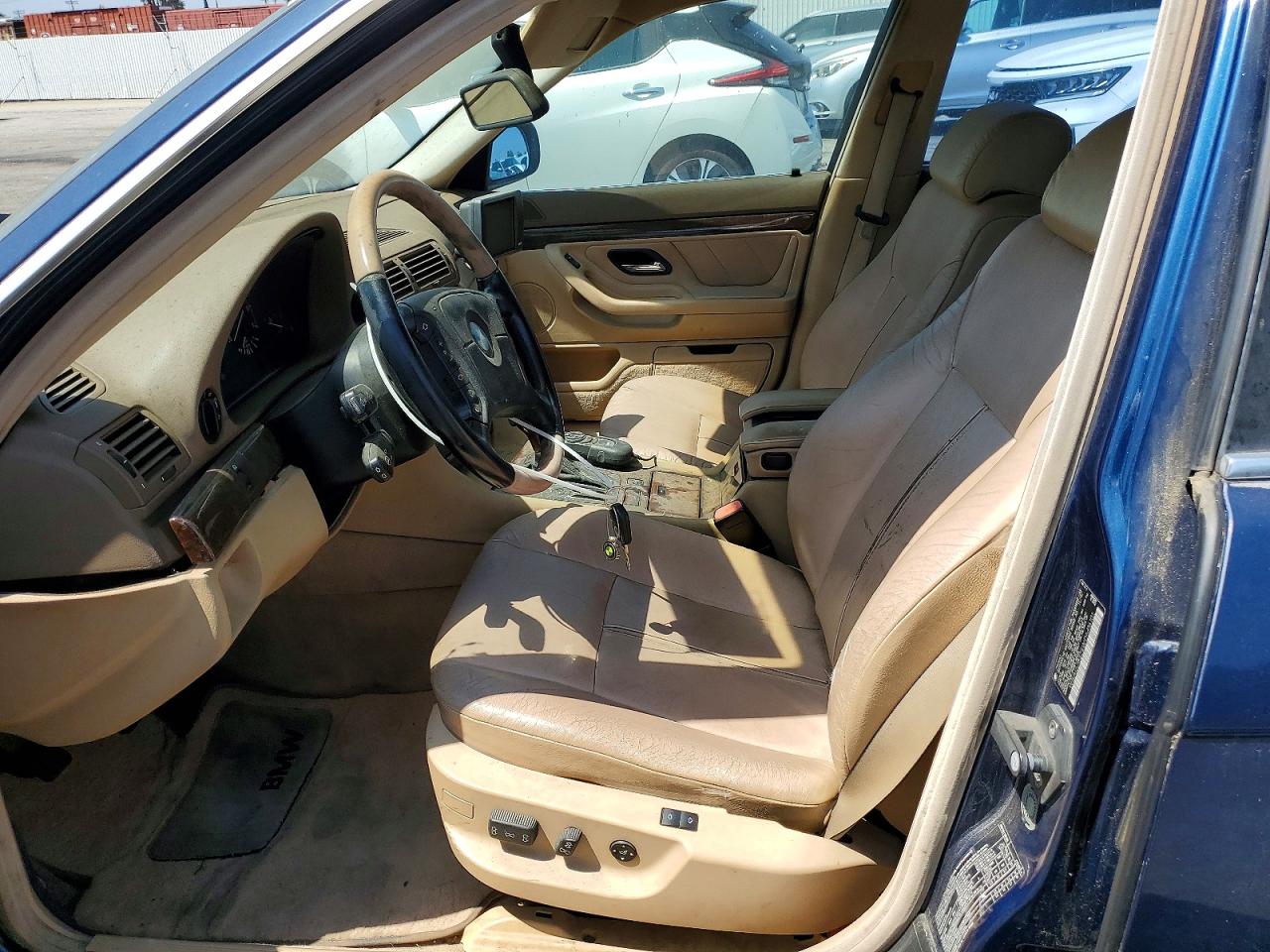 1998 Bmw 740 Il Blue vin: WBAGJ8325WDM16101