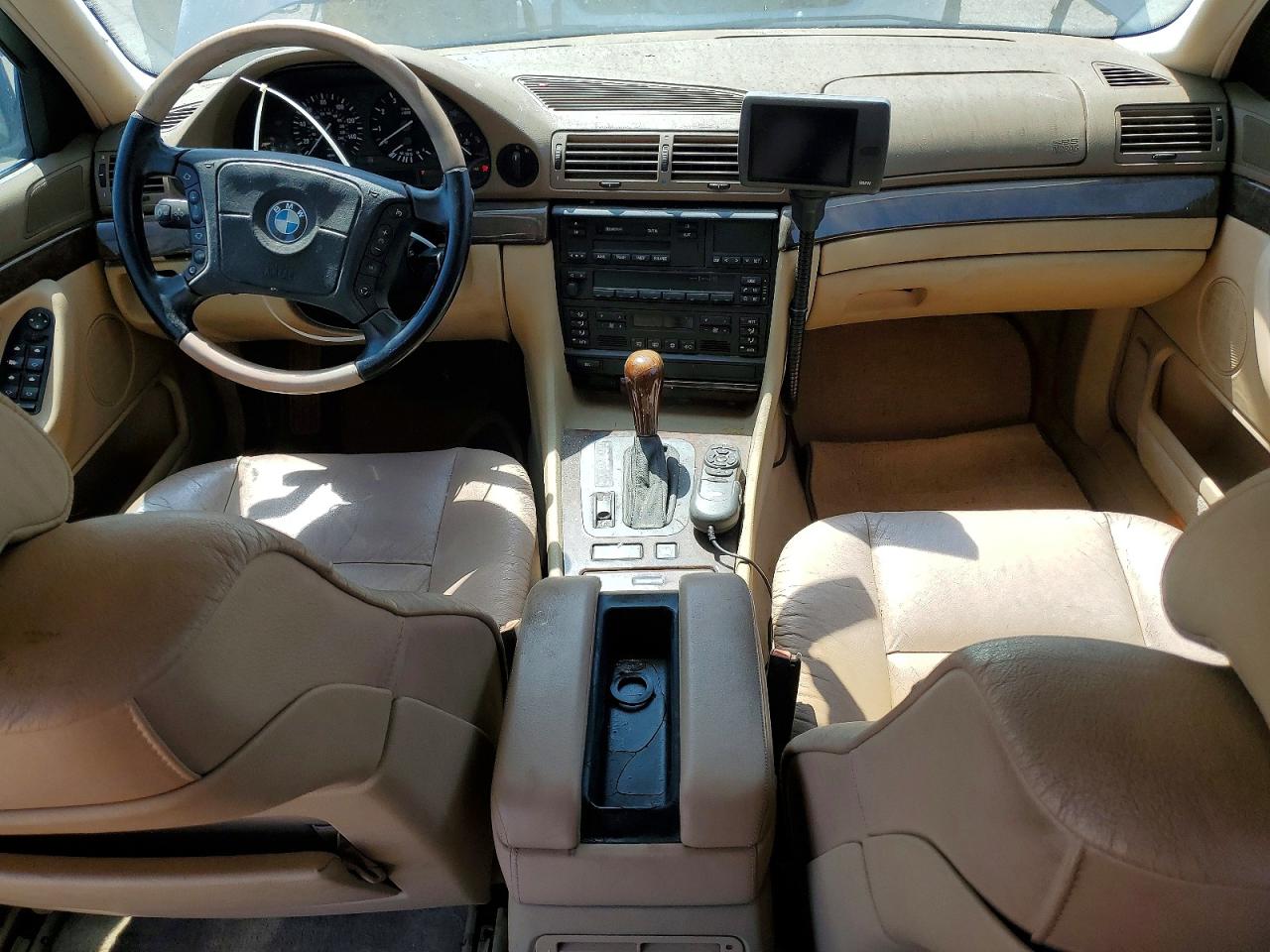 1998 Bmw 740 Il Blue vin: WBAGJ8325WDM16101