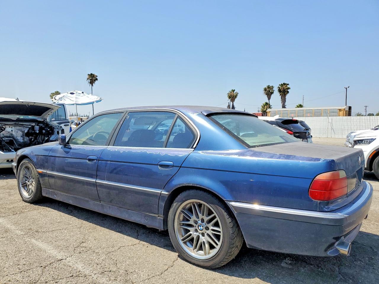1998 Bmw 740 Il Blue vin: WBAGJ8325WDM16101