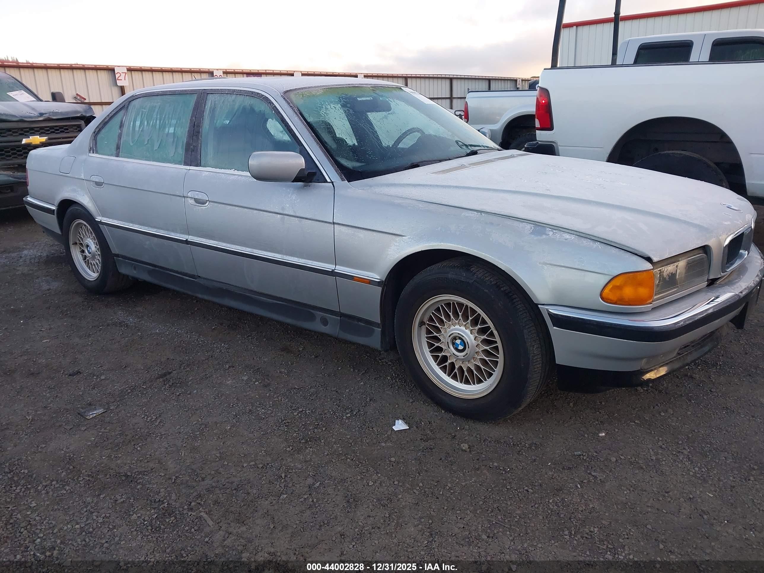 1998 Bmw 740il   Silver vin: WBAGJ8325WDM22142