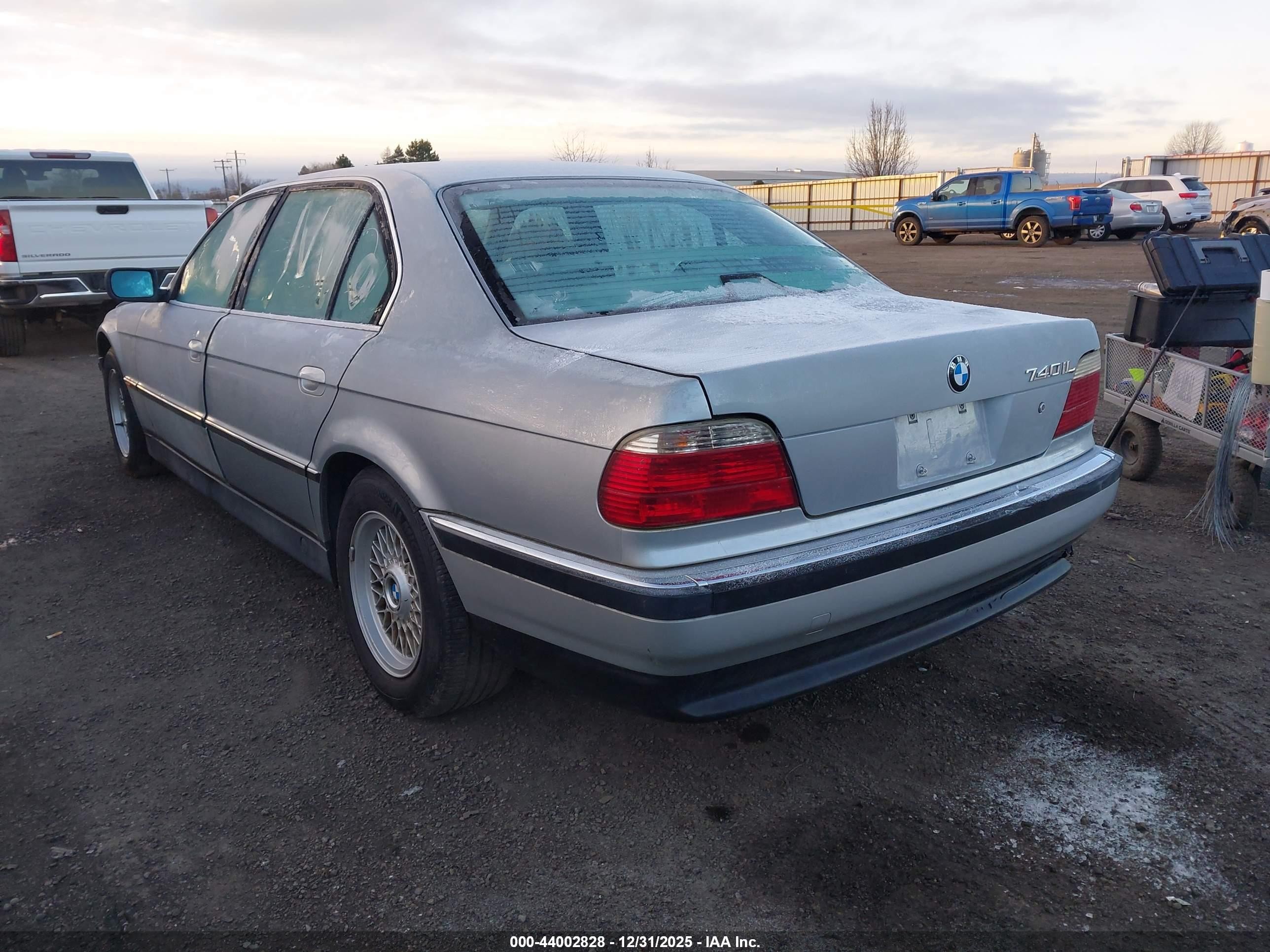 1998 Bmw 740il   Silver vin: WBAGJ8325WDM22142