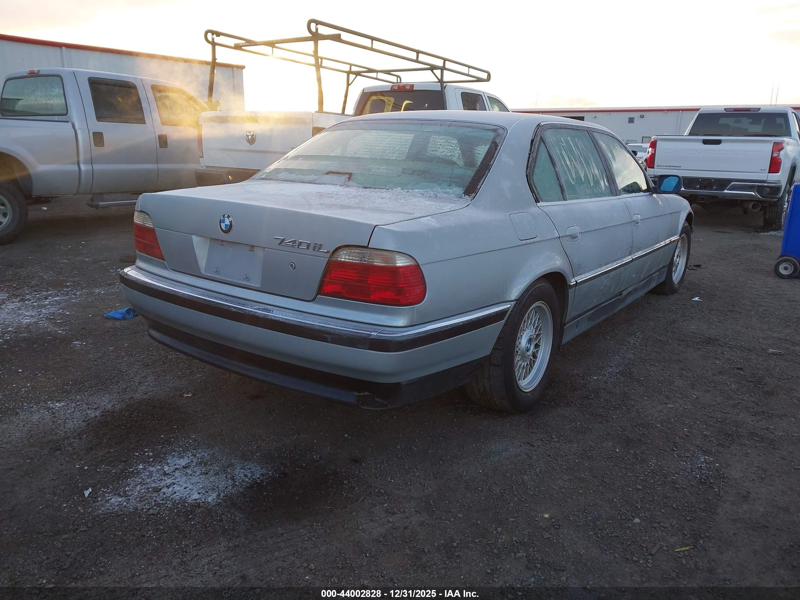 1998 Bmw 740il   Silver vin: WBAGJ8325WDM22142