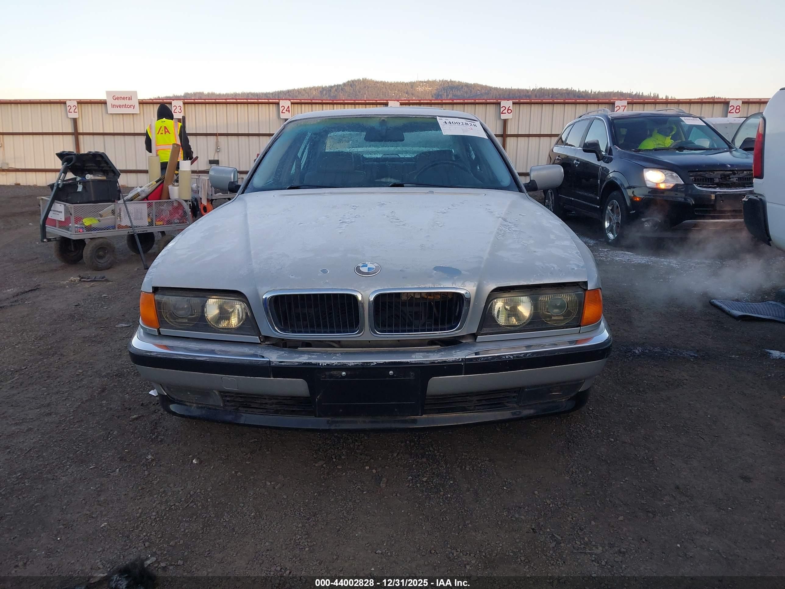 1998 Bmw 740il   Silver vin: WBAGJ8325WDM22142