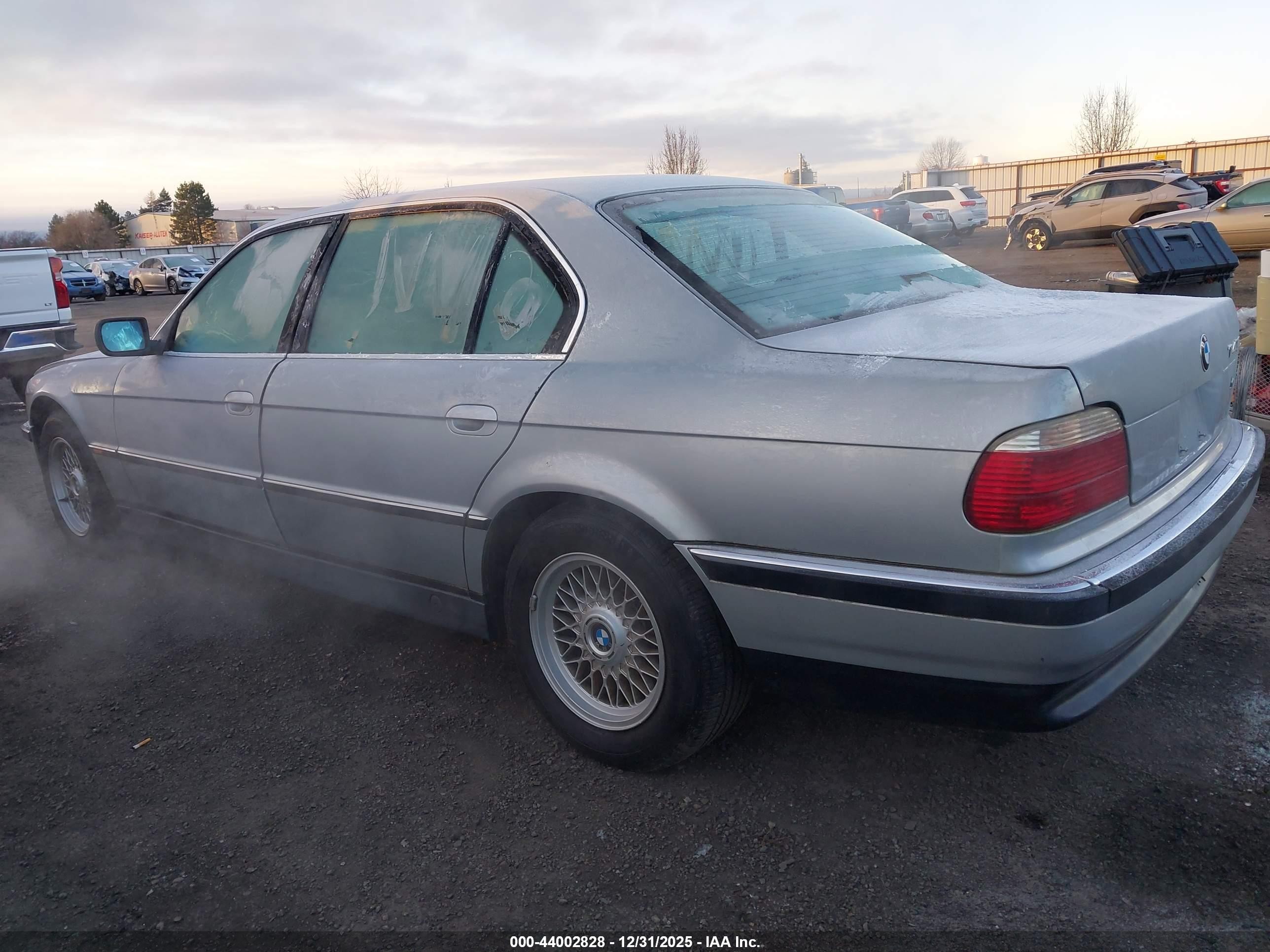 1998 Bmw 740il   Silver vin: WBAGJ8325WDM22142