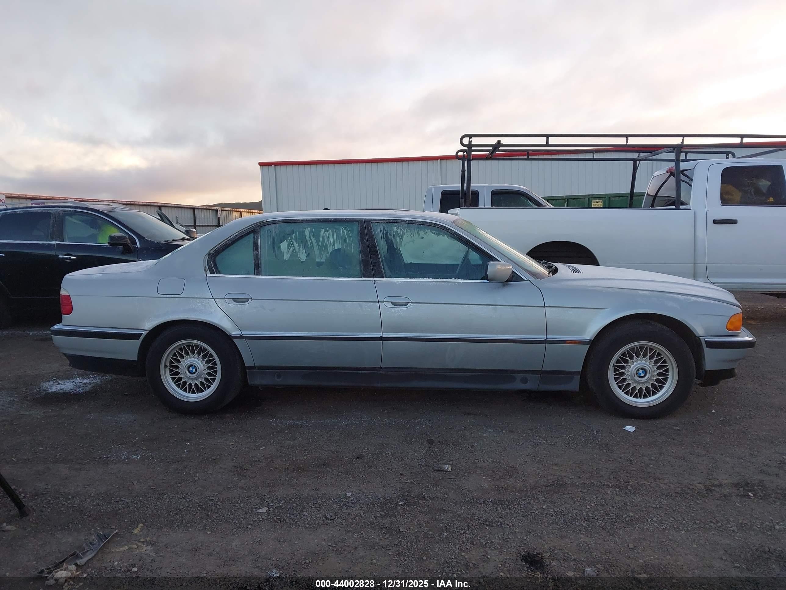 1998 Bmw 740il   Silver vin: WBAGJ8325WDM22142