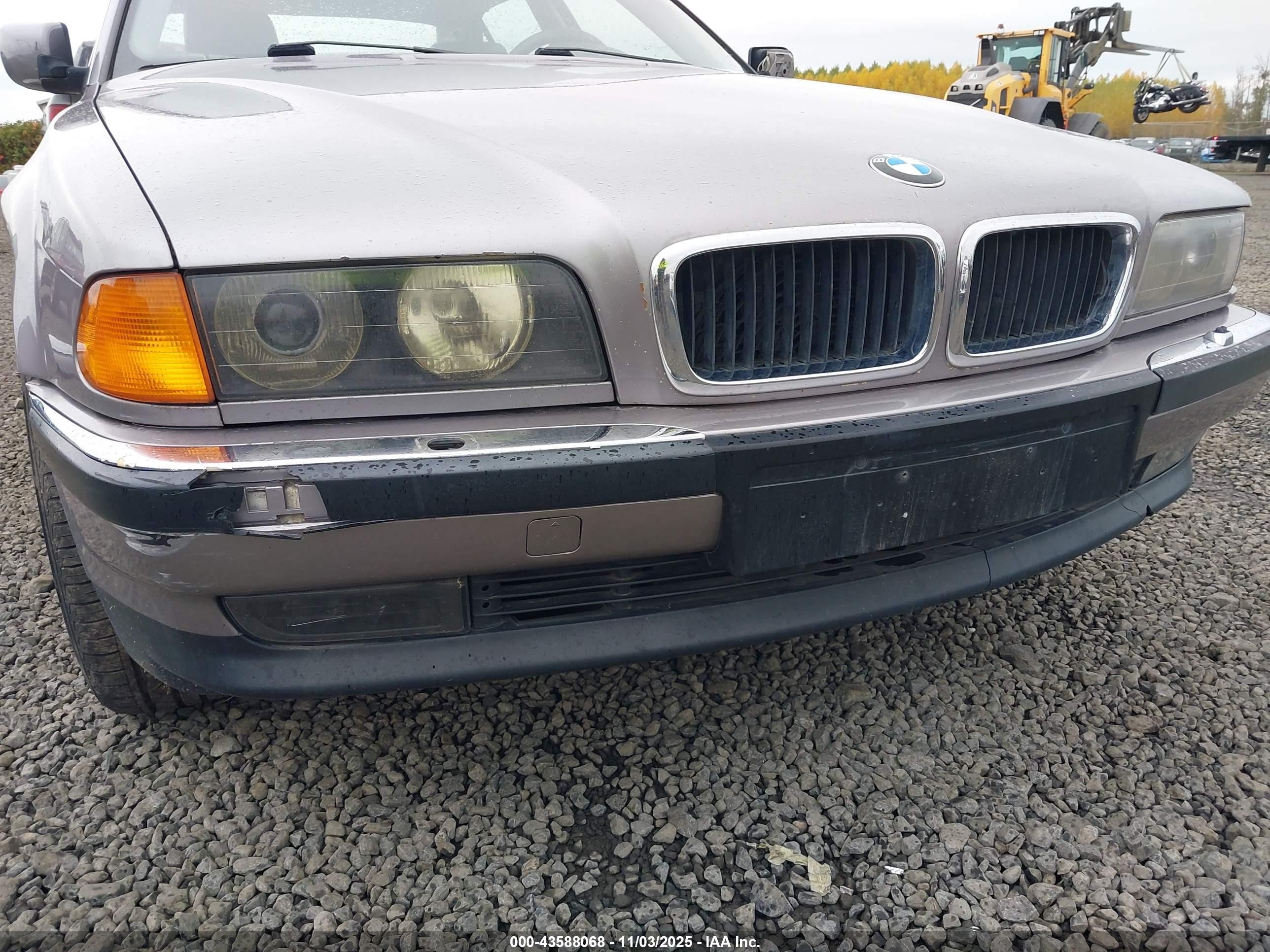 1998 Bmw 740il   Gray vin: WBAGJ8327WDM18660