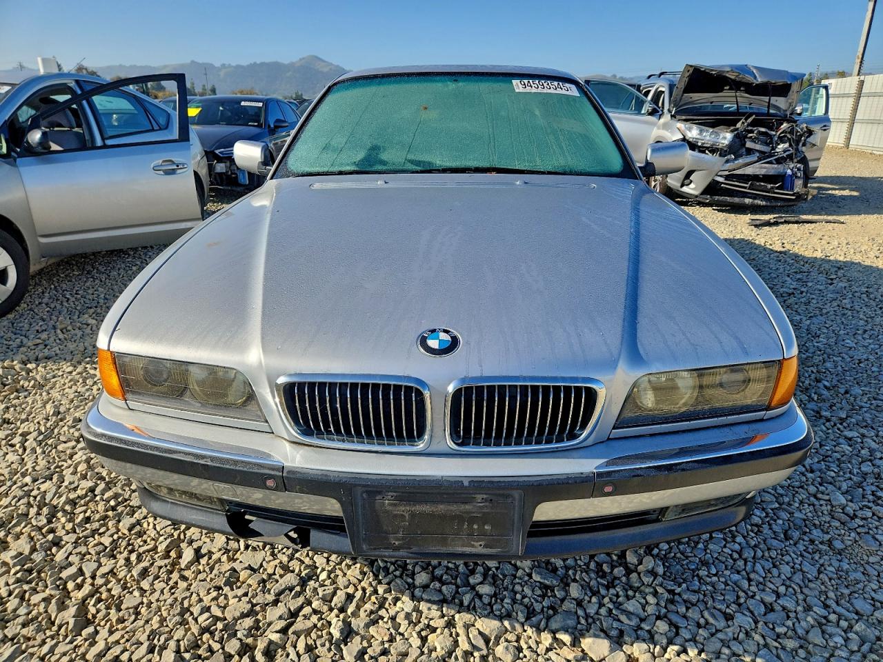 1998 Bmw 740 Il Silver vin: WBAGJ8327WDM19095