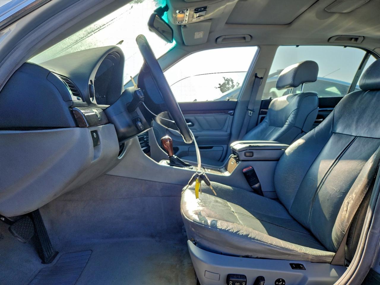 1998 Bmw 740 Il Silver vin: WBAGJ8327WDM19095