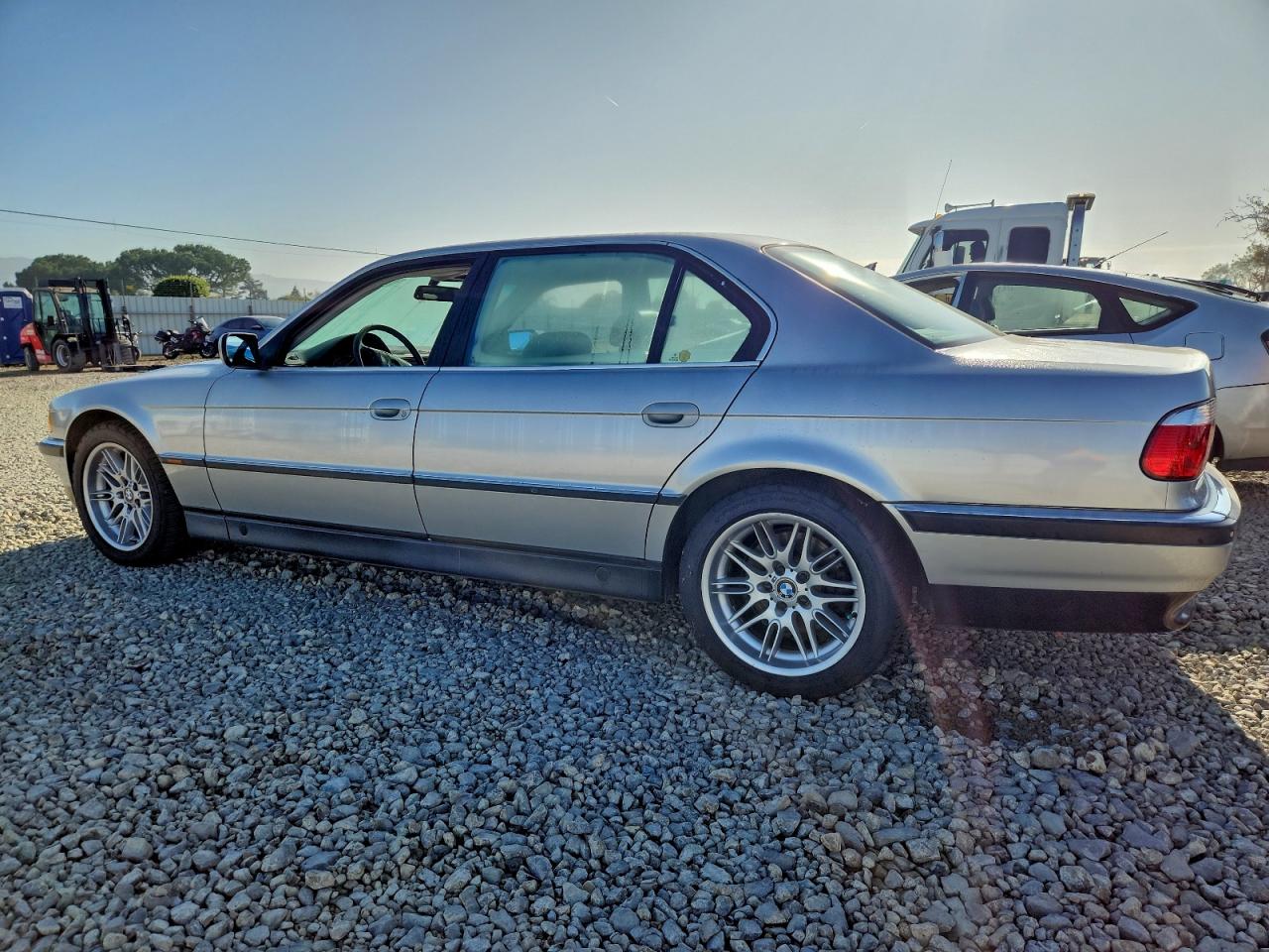 1998 Bmw 740 Il Silver vin: WBAGJ8327WDM19095