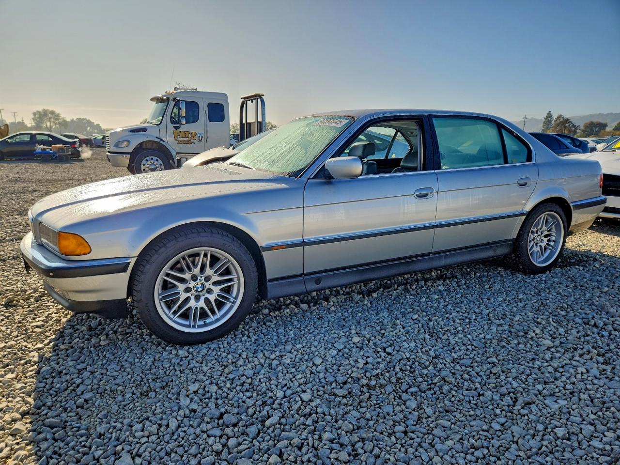 1998 Bmw 740 Il Silver vin: WBAGJ8327WDM19095