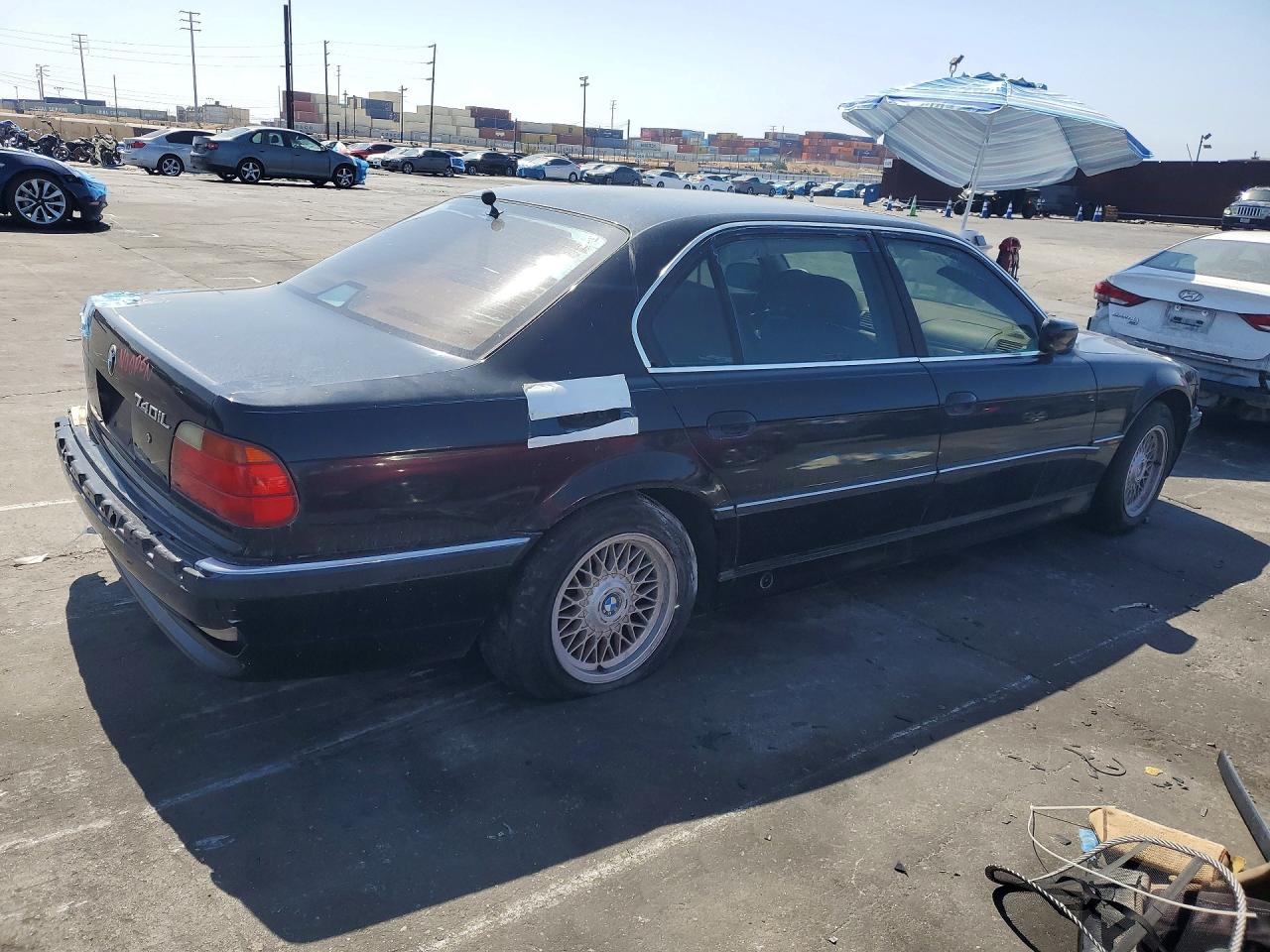 1997 Bmw 740 Il Blue vin: WBAGJ8328VDM03762