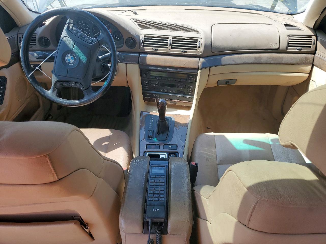 1997 Bmw 740 Il Blue vin: WBAGJ8328VDM03762