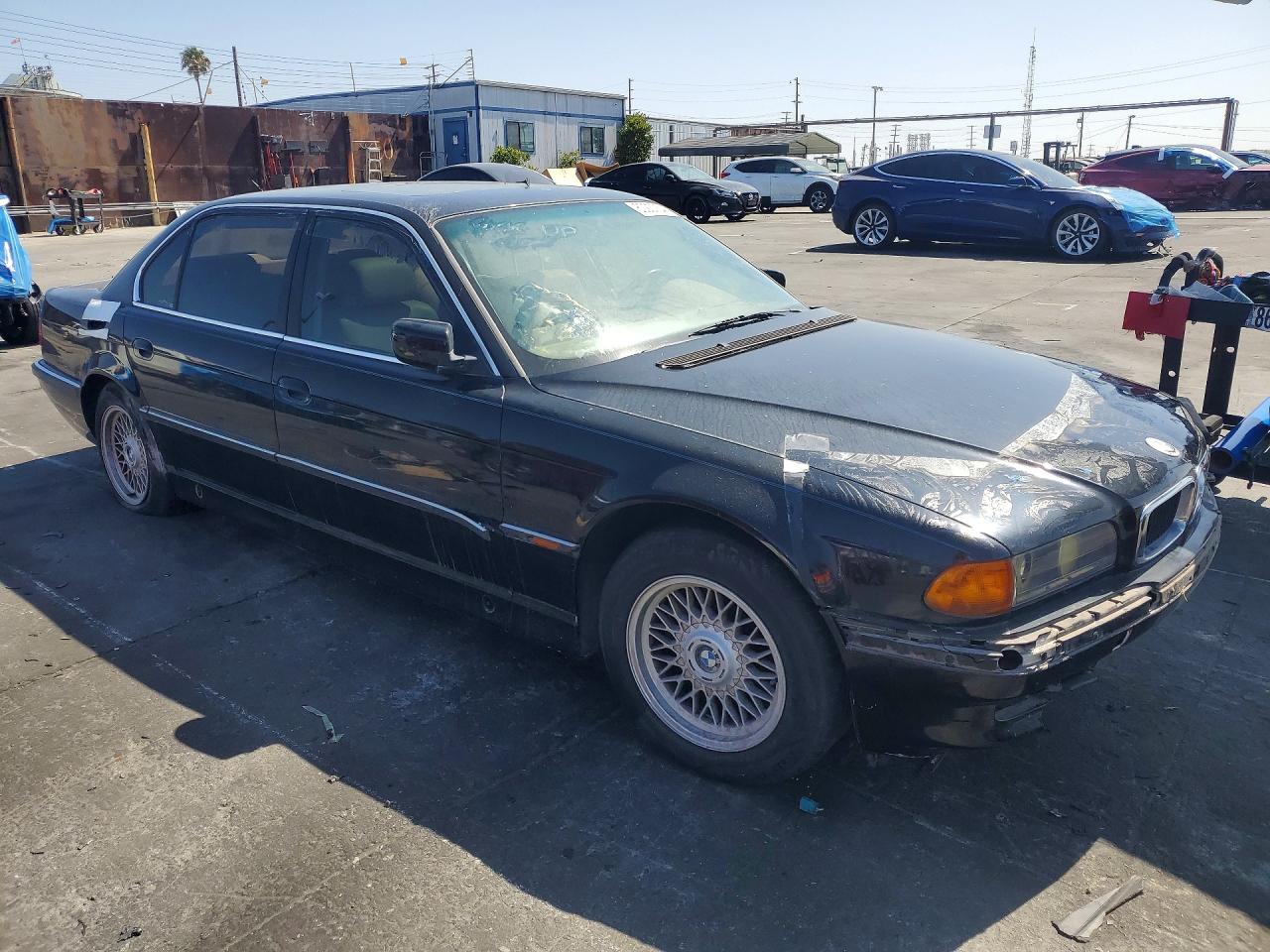 1997 Bmw 740 Il Blue vin: WBAGJ8328VDM03762