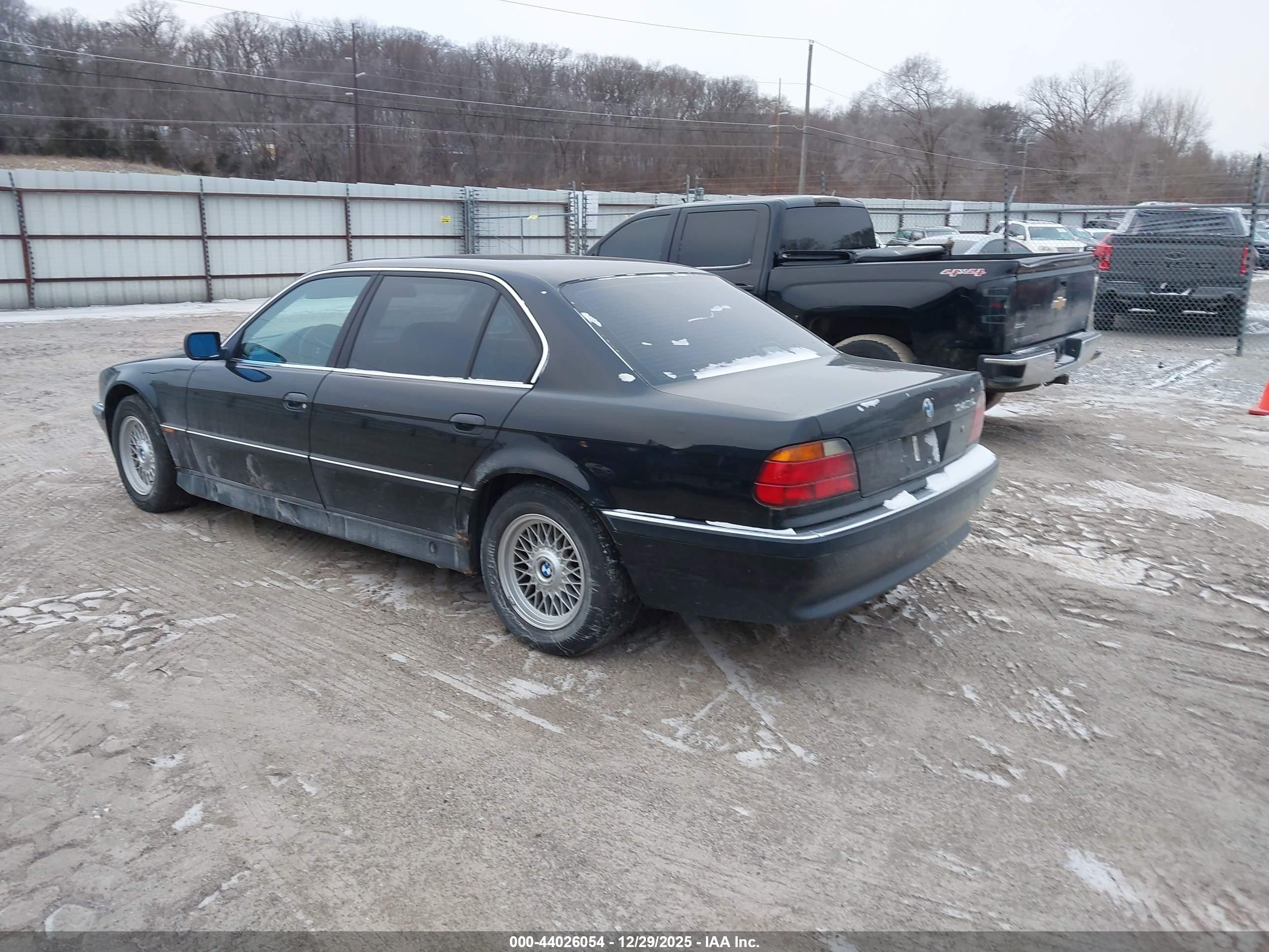 1997 Bmw 740il   Black vin: WBAGJ8329VDM04385