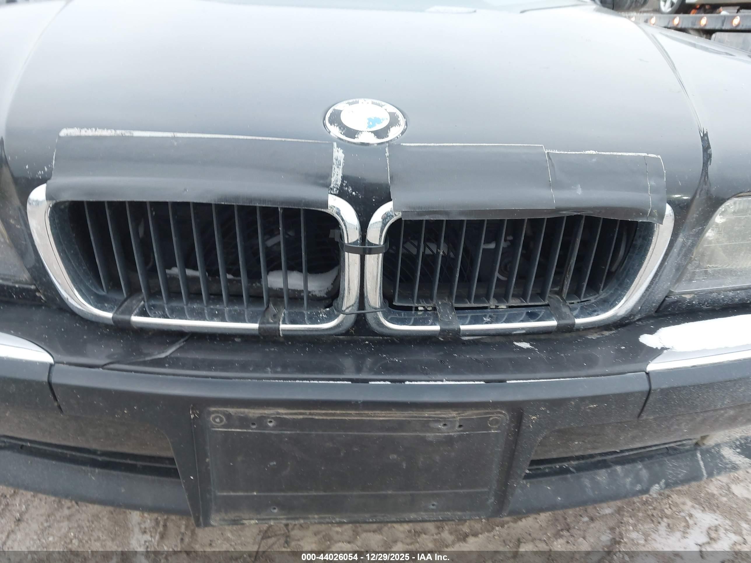 1997 Bmw 740il   Black vin: WBAGJ8329VDM04385