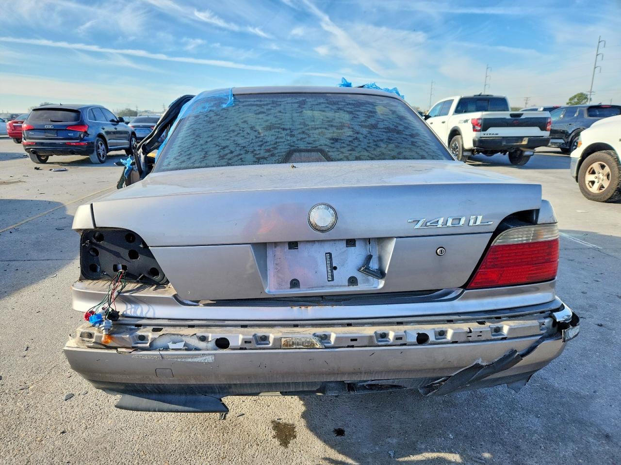 1998 Bmw 740 Il Silver vin: WBAGJ8329WDM20796