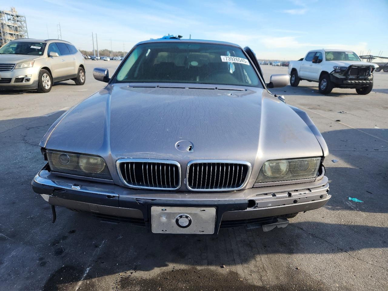 1998 Bmw 740 Il Silver vin: WBAGJ8329WDM20796