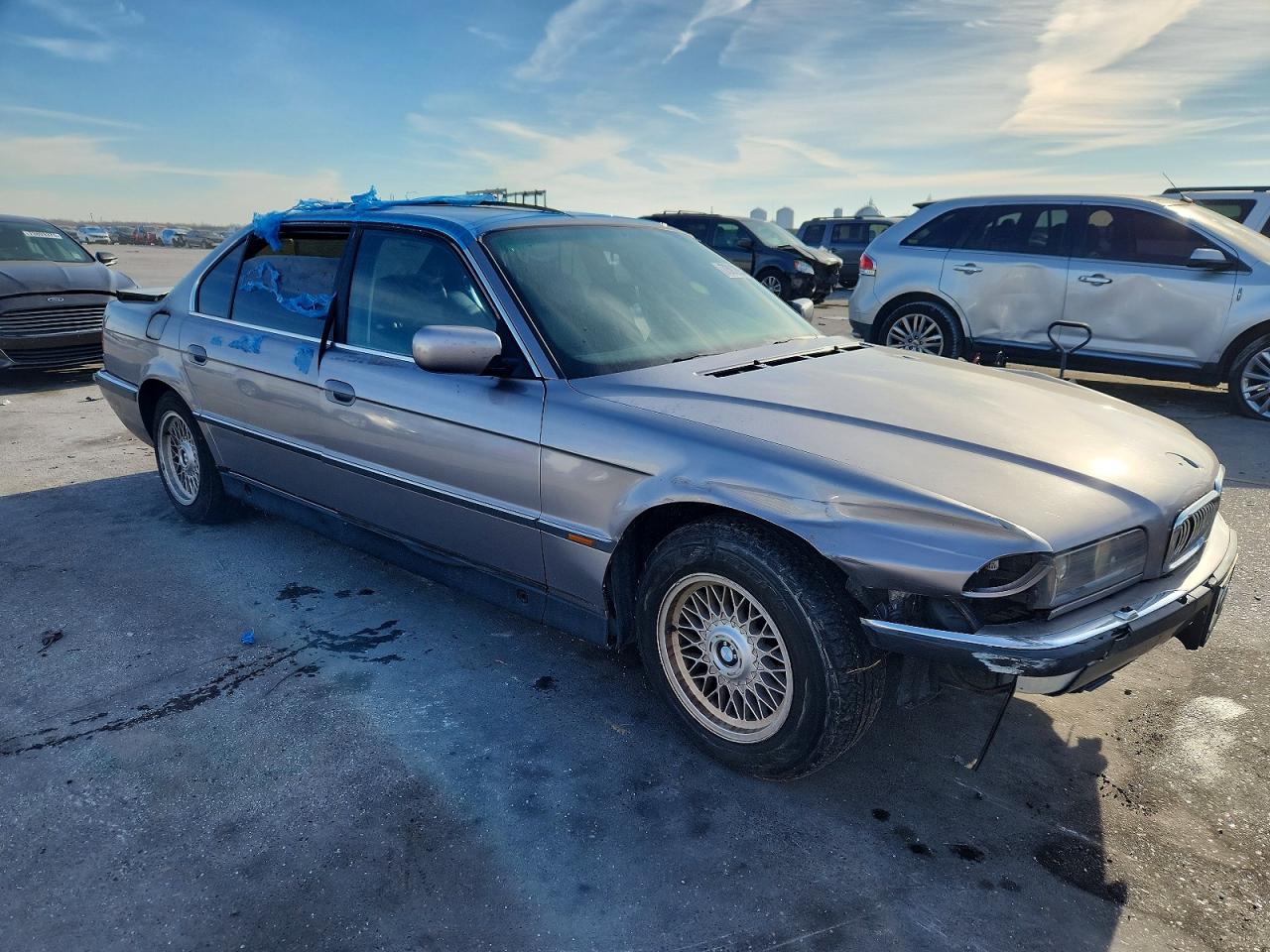 1998 Bmw 740 Il Silver vin: WBAGJ8329WDM20796