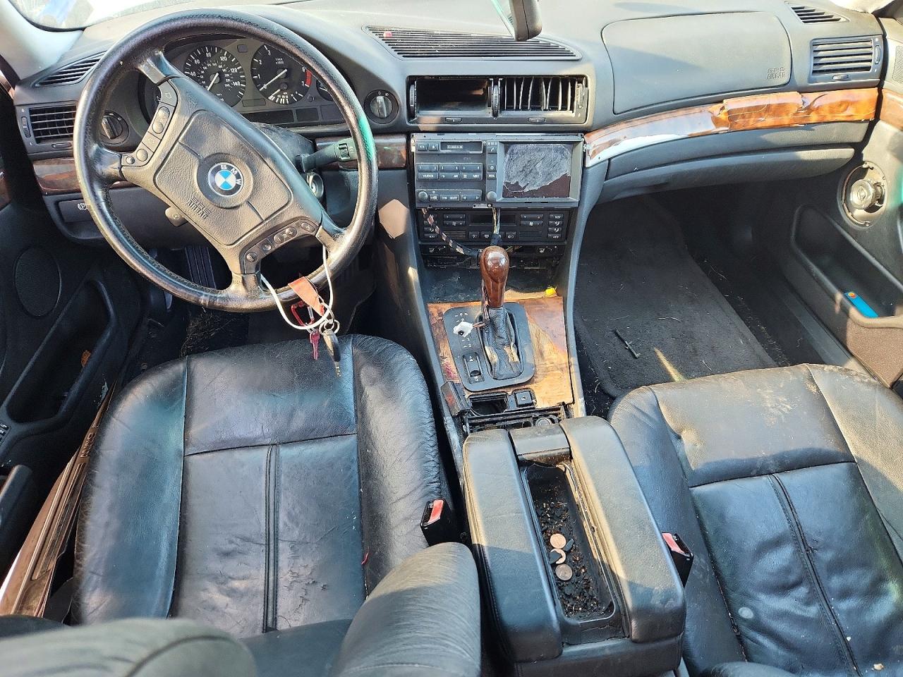 1998 Bmw 740 Il Silver vin: WBAGJ8329WDM20796