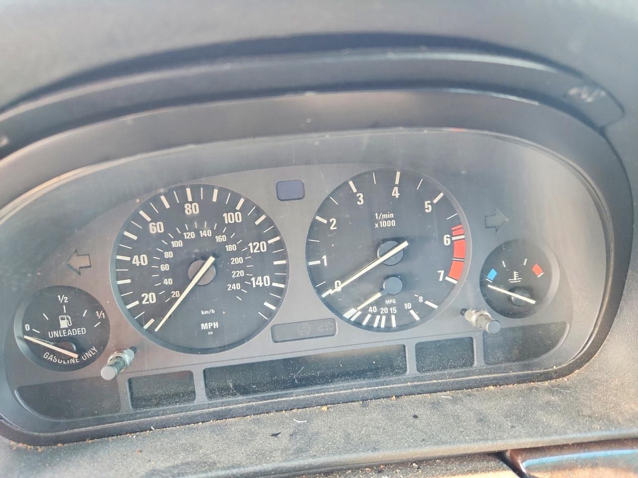 1998 Bmw 740 Il Silver vin: WBAGJ8329WDM20796
