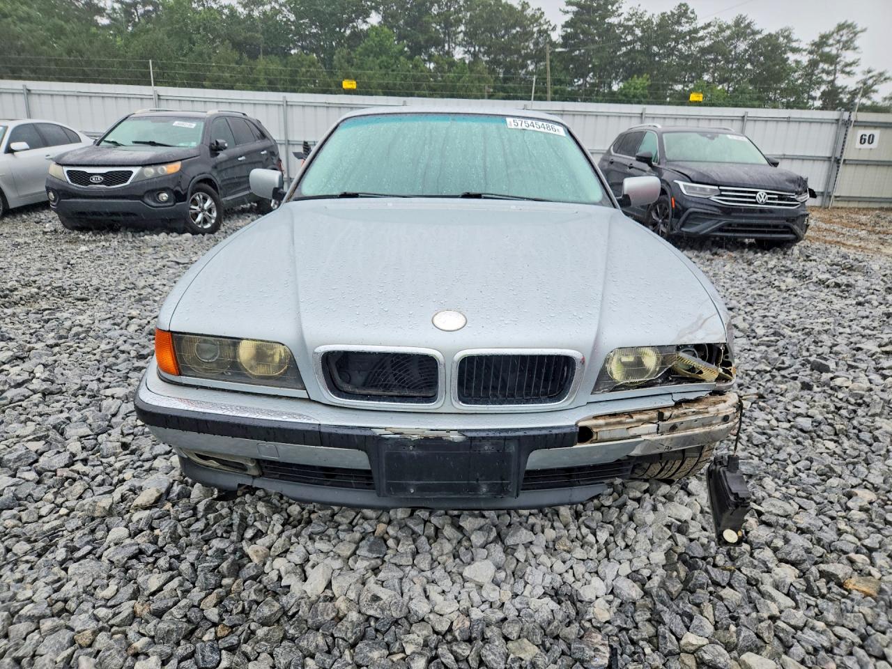 1998 Bmw 740 Il Silver vin: WBAGJ832XWDM16451