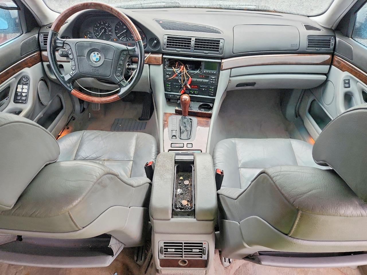 1998 Bmw 740 Il Silver vin: WBAGJ832XWDM16451