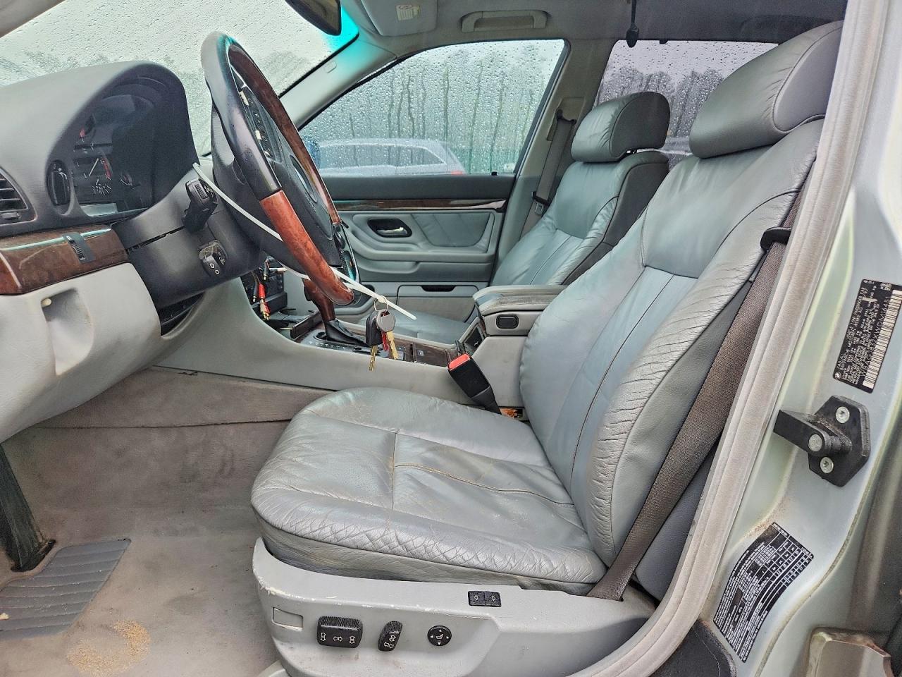 1998 Bmw 740 Il Silver vin: WBAGJ832XWDM16451