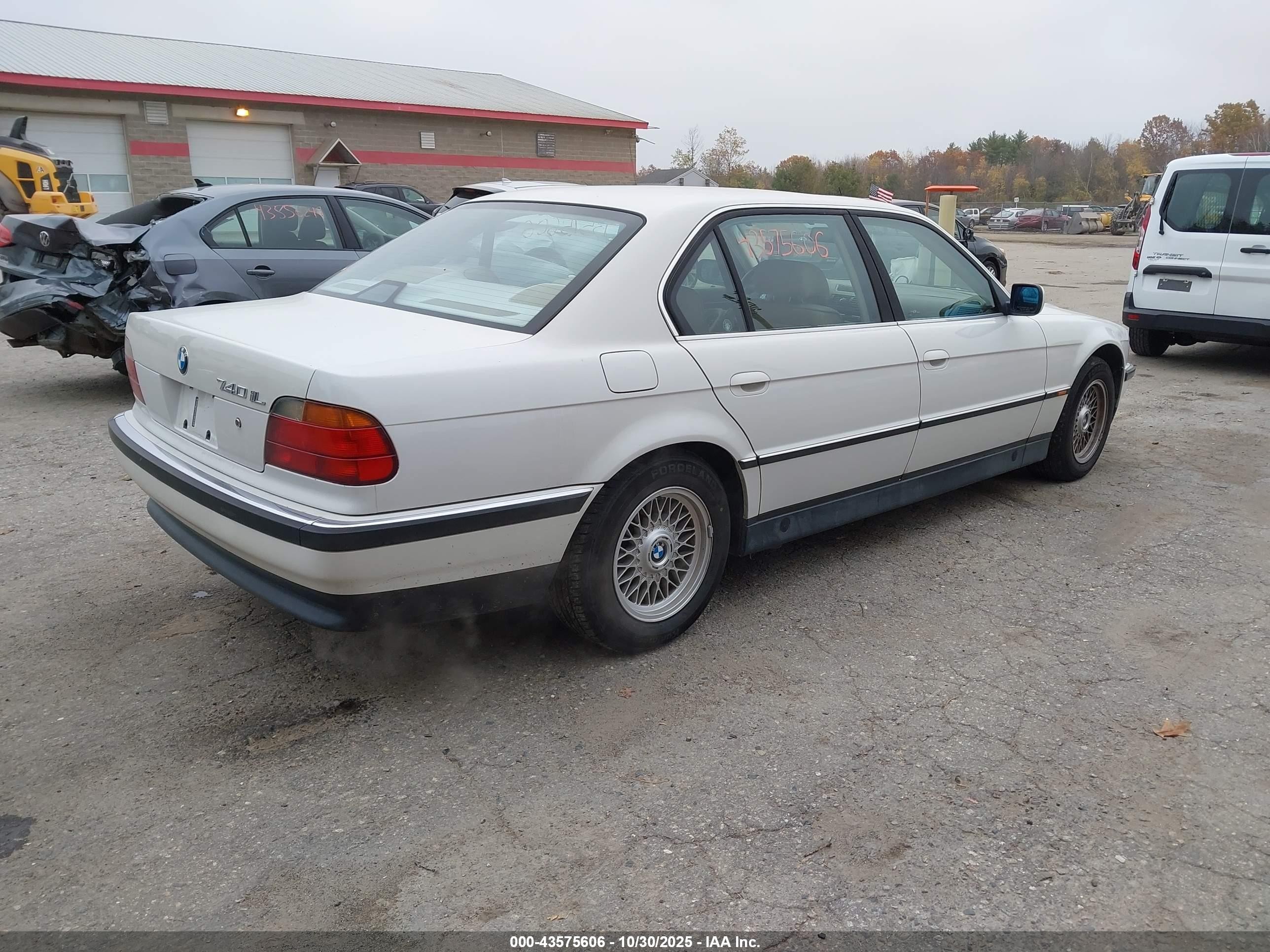 1998 Bmw 740il   Белый vin: WBAGJ832XWDM20905