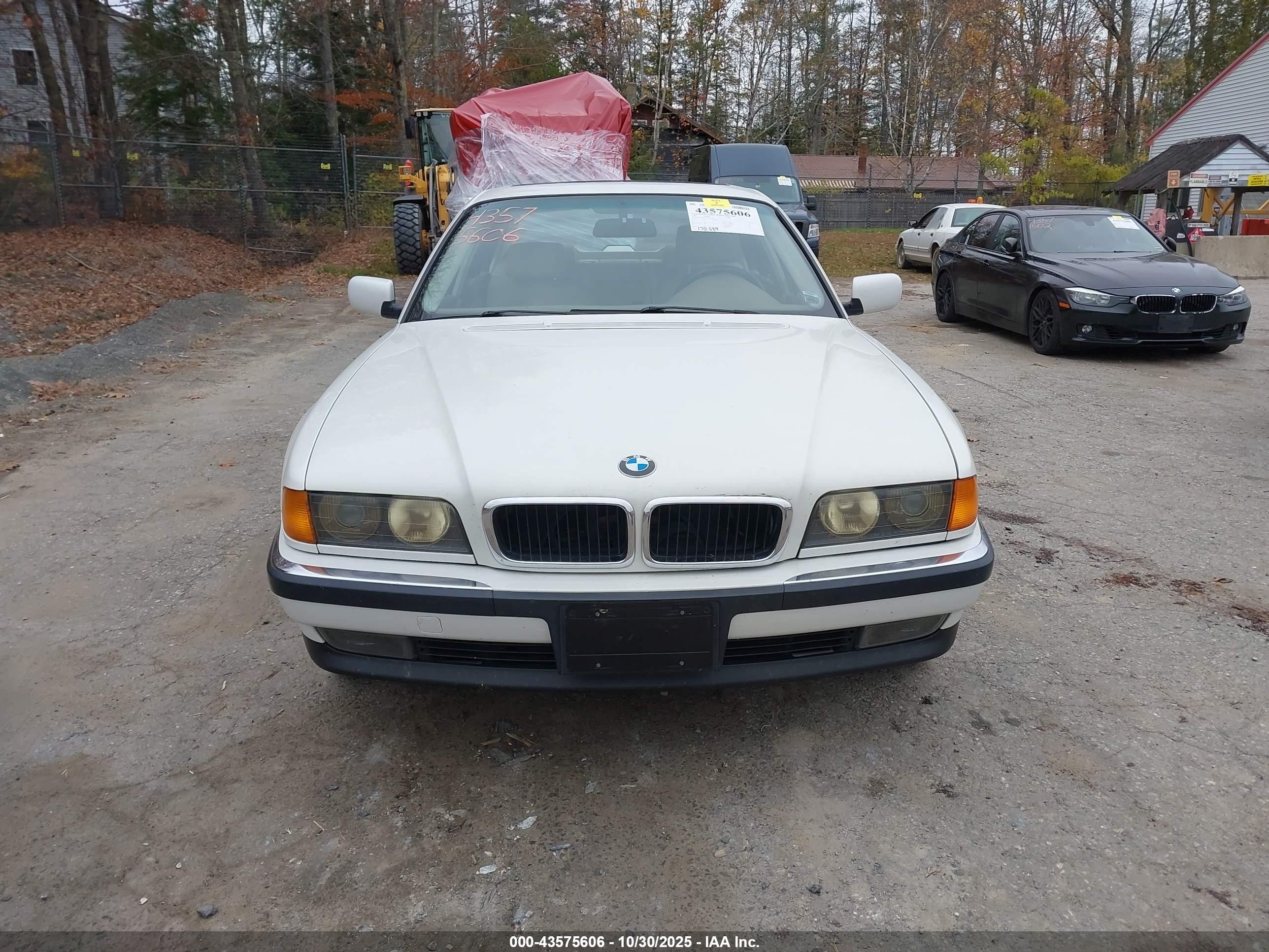 1998 Bmw 740il   Белый vin: WBAGJ832XWDM20905