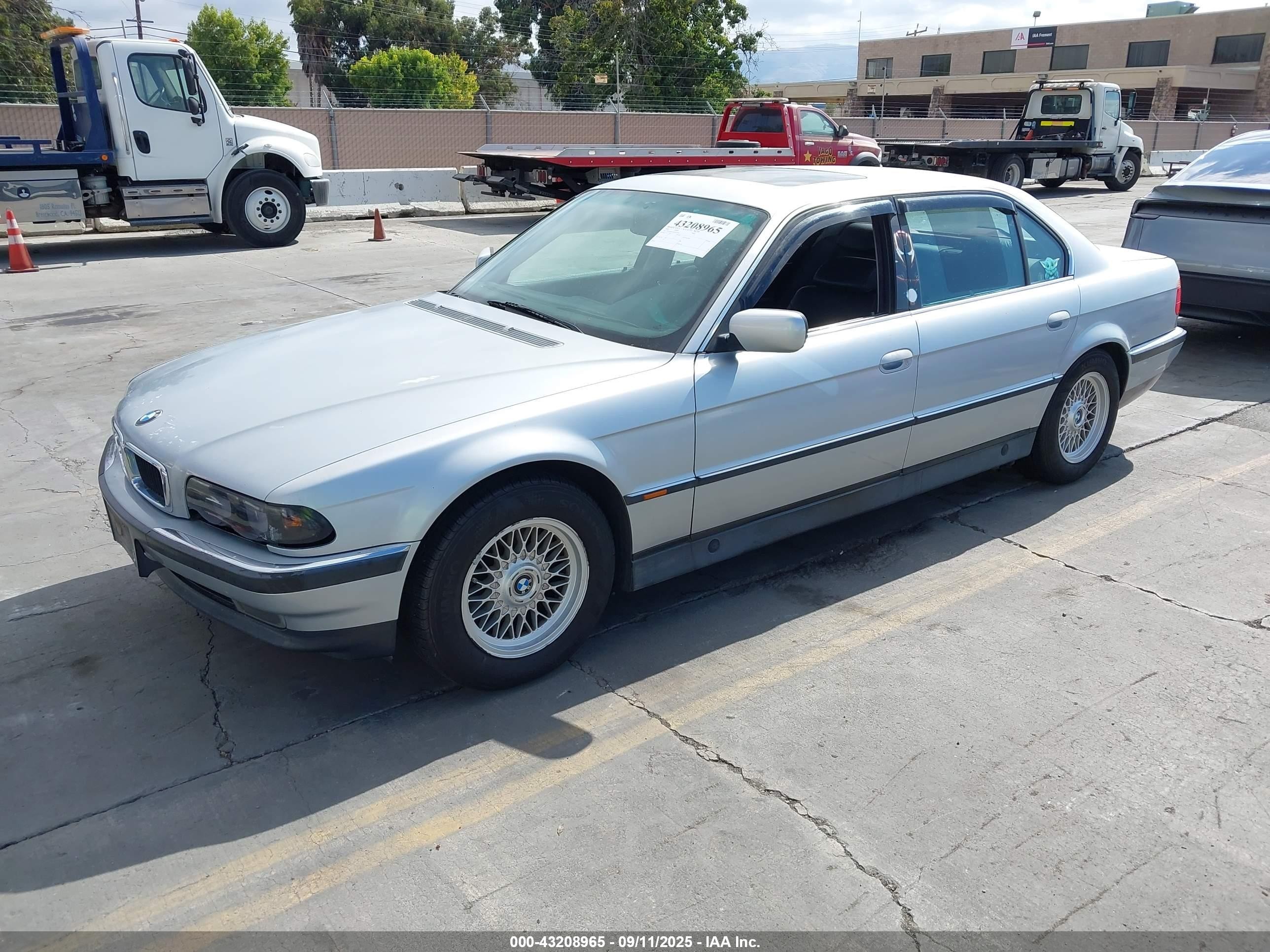 1998 Bmw 740il   Gray vin: WBAGJ832XWDM22461