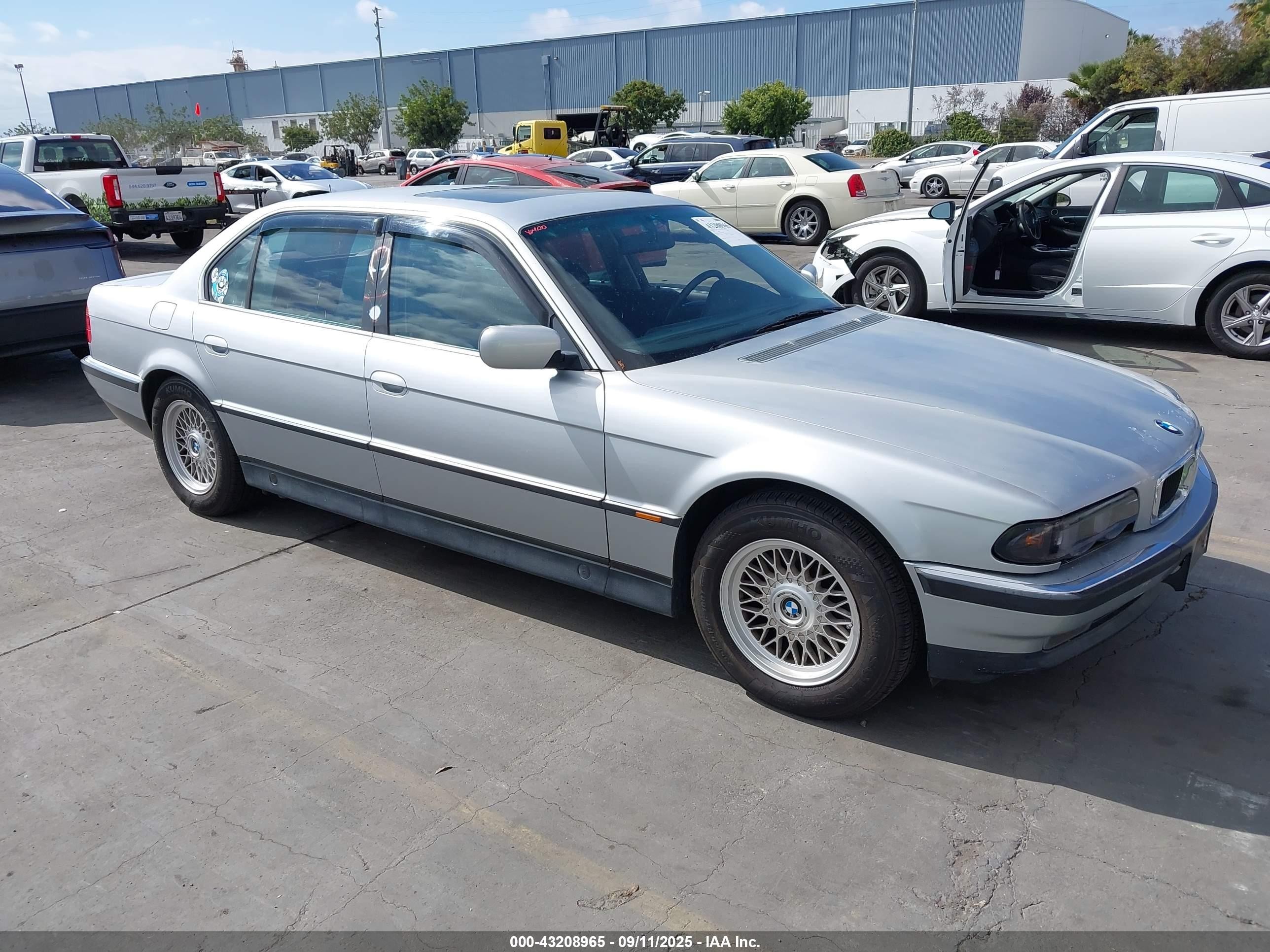 1998 Bmw 740il   Gray vin: WBAGJ832XWDM22461