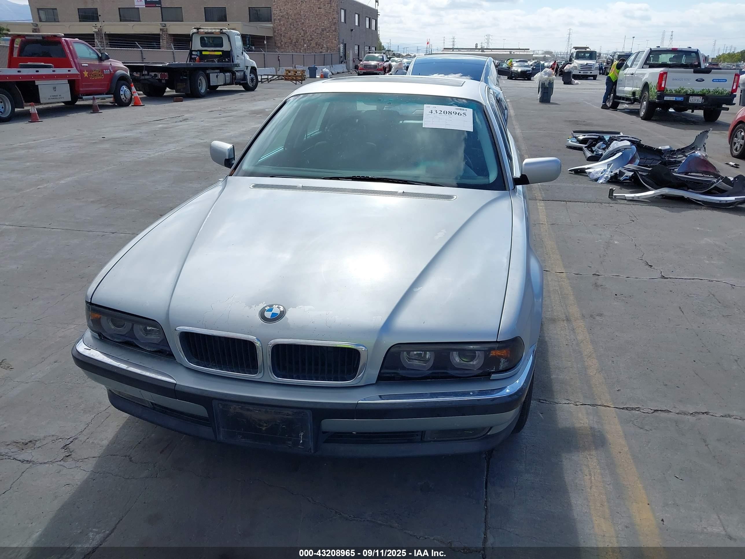 1998 Bmw 740il   Gray vin: WBAGJ832XWDM22461